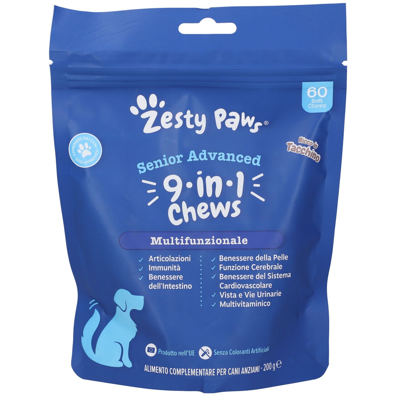 Zesty Paws® Senior Advanced  9 in 1 Chews Integratore Multifunzionale