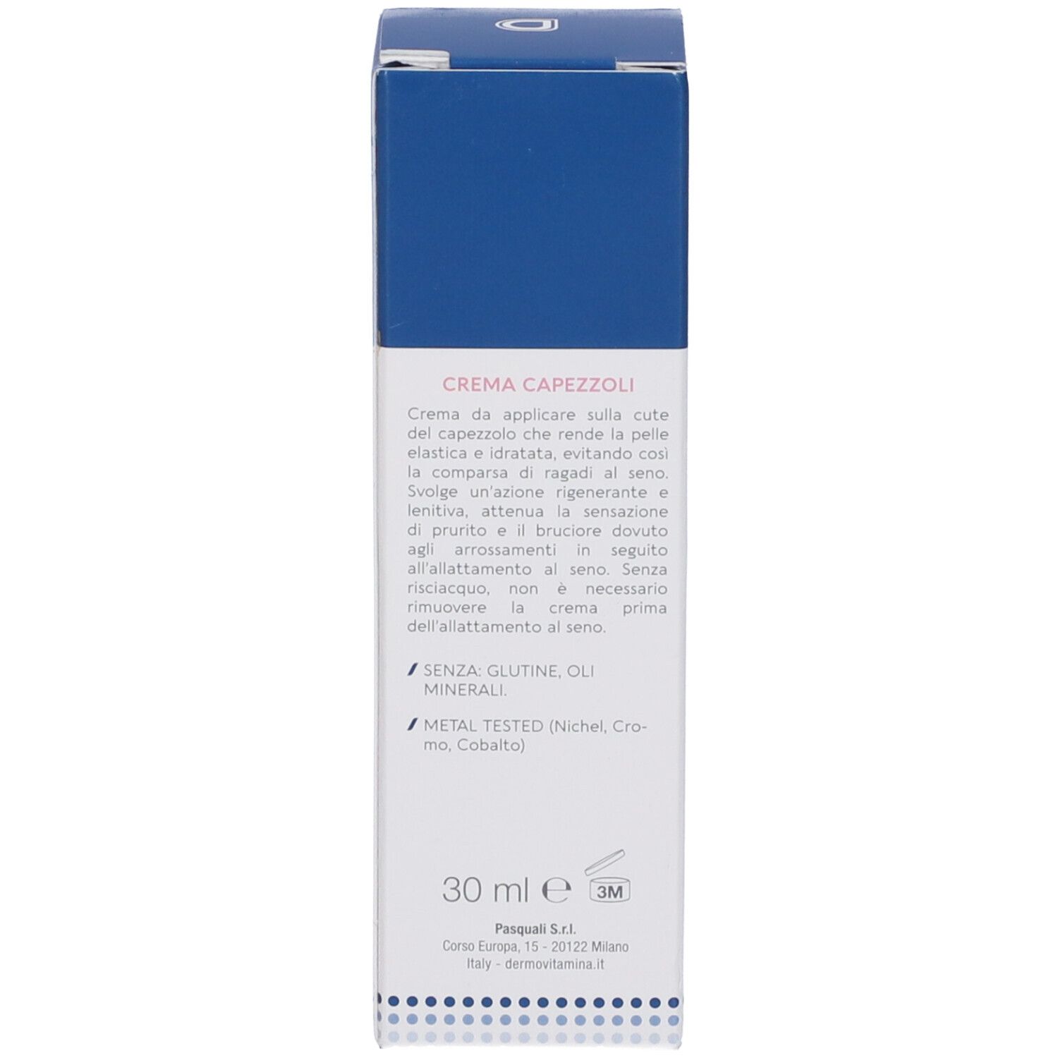 Dermovitamina Ragadi Crema Capezzoli 30 Ml