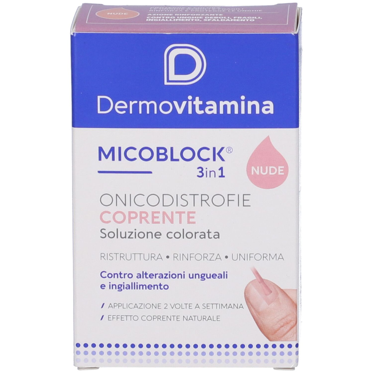 Dermovitamina Micoblock 3 N 1 Onicodistrofie Coprente 8 Ml