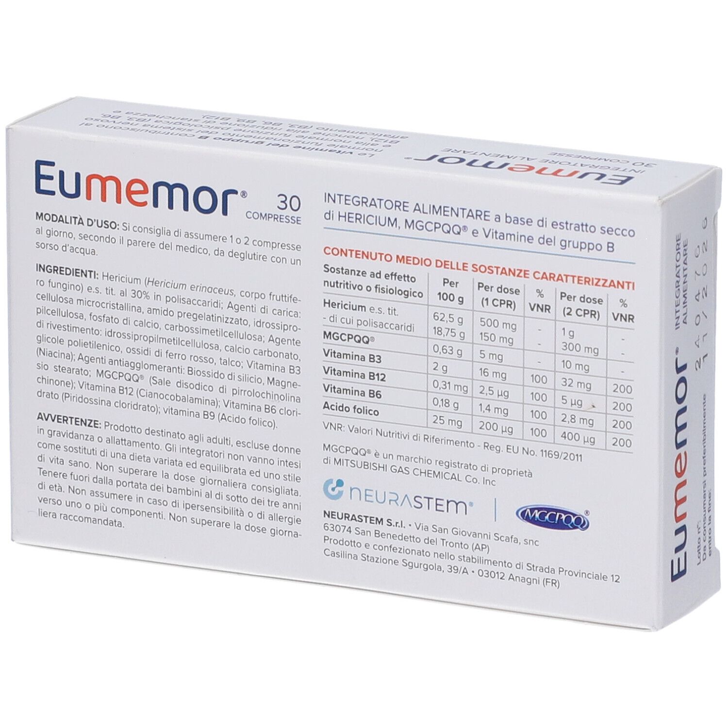 Eumemor 30 Compresse