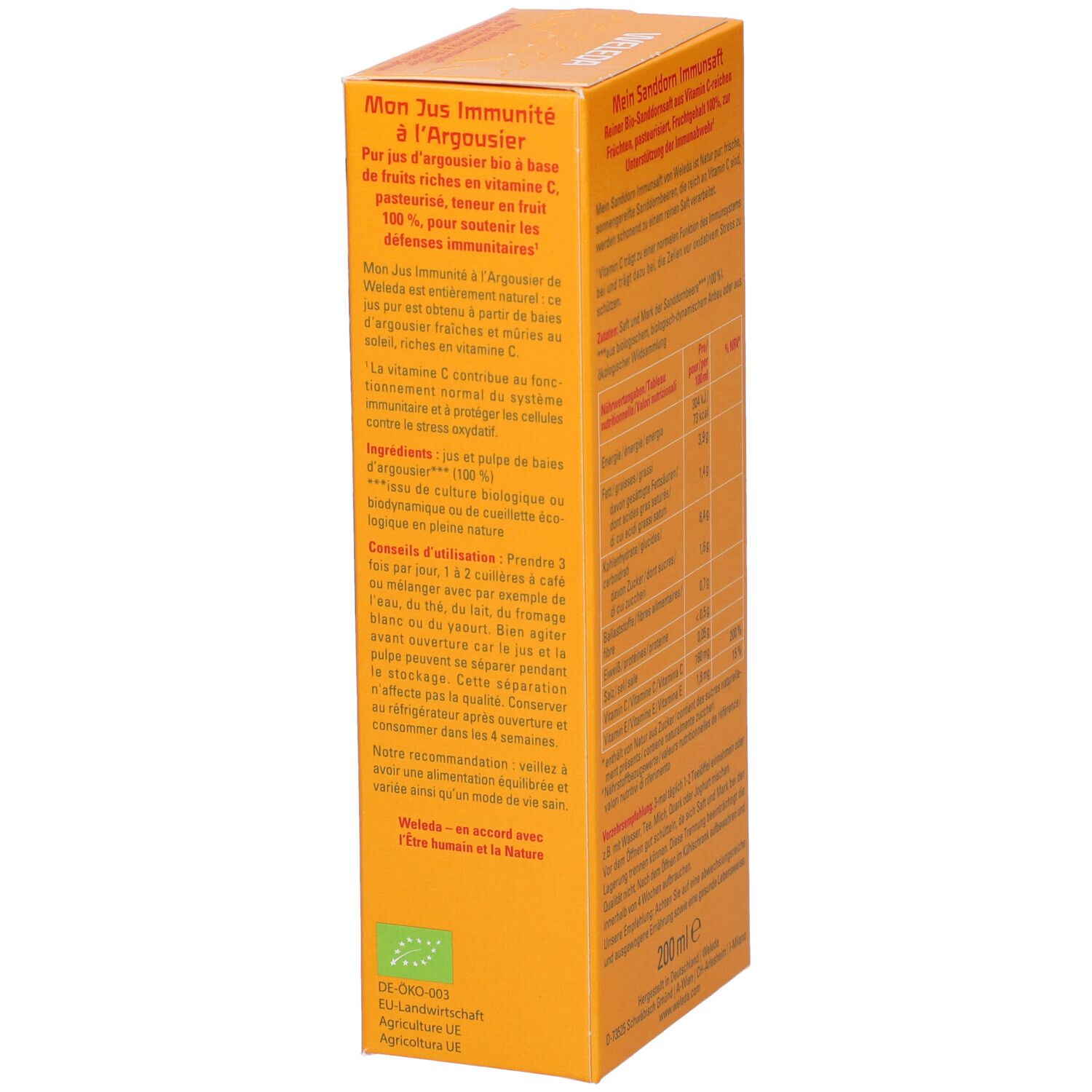 Olivello Spinoso Vital Succo Il Mio Succo Immunitario All'Olivello Spinoso - risparmia il 10% con il codice: 10WELEDA
