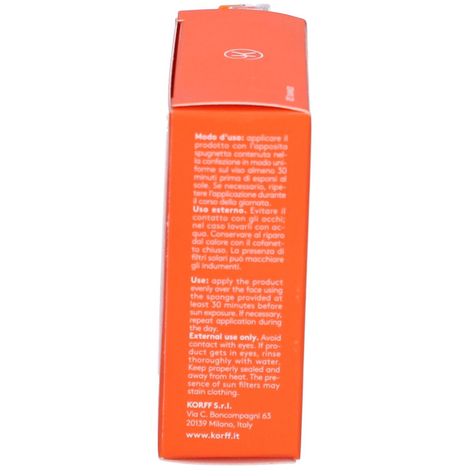 Korff Sun Secret Fondotinta Compatto Solare SPF50+ 03 Tonalità Tanned