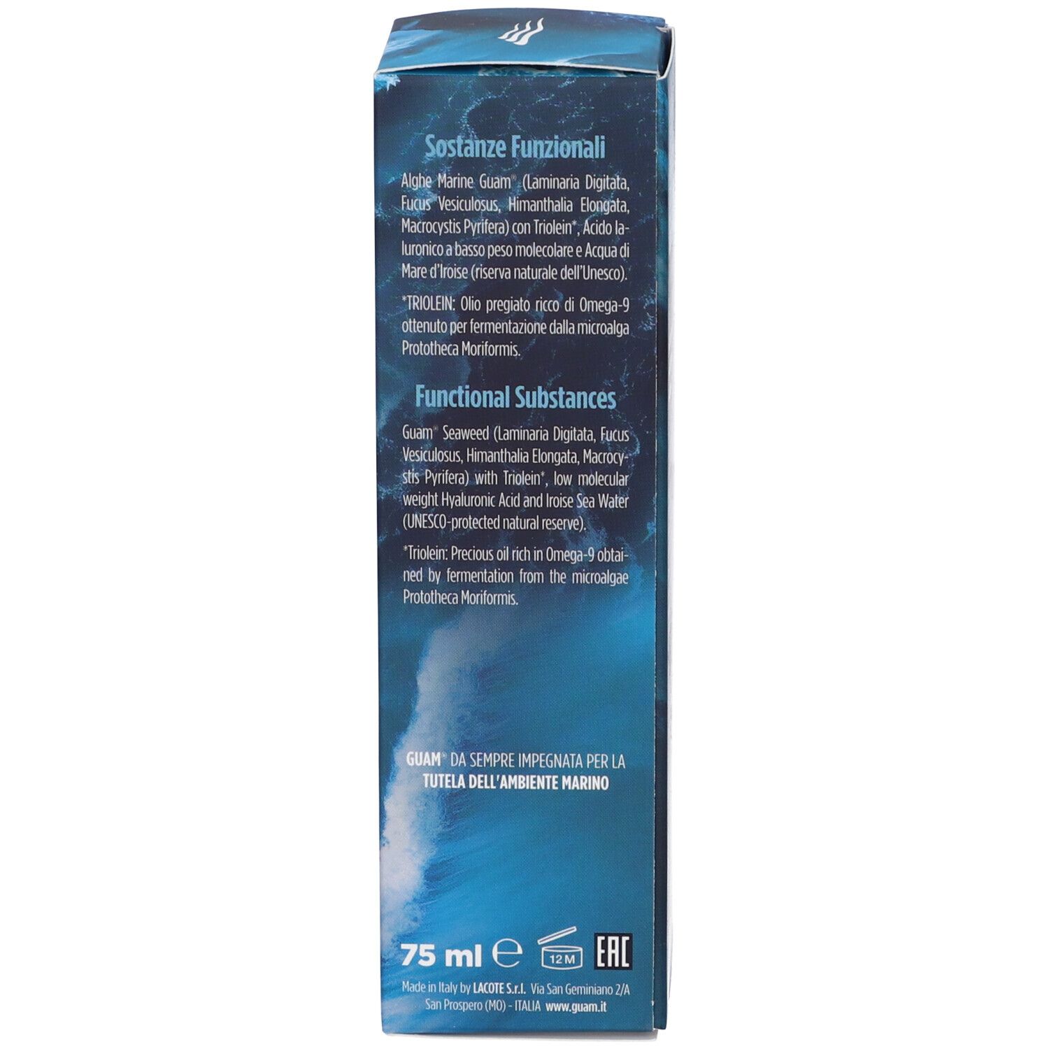 Confezione Guam Mar e Mer. Testo: Sostanze funzionali, 75 ml, 12M, EAC.