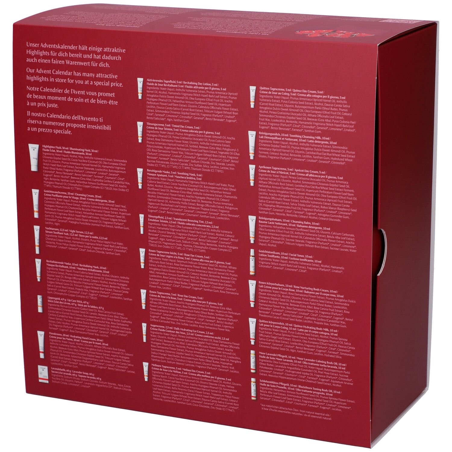Dr Hauschka Calendario Avvento 24 Prodotti