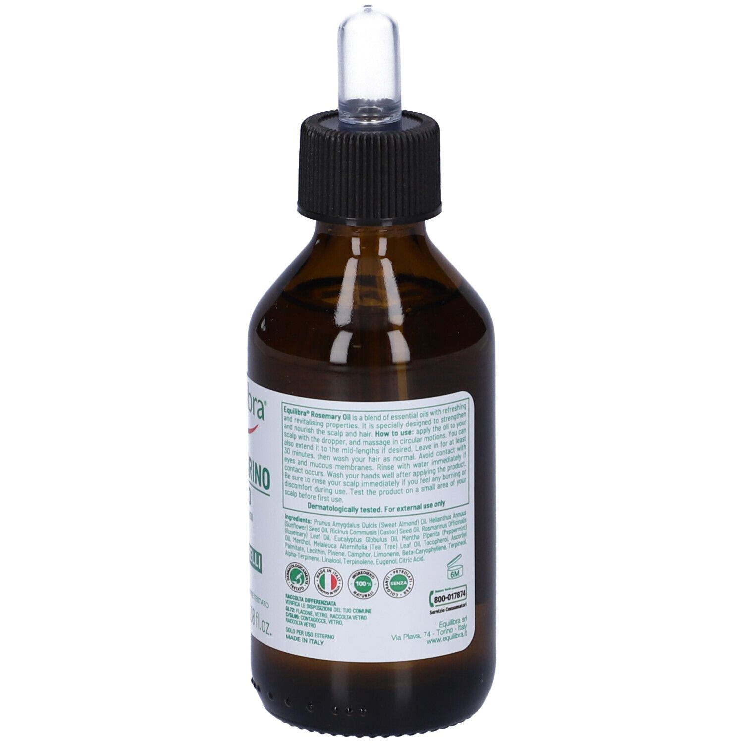 Equilibra Olio di Rosmarino Capelli - risparmia il 10% con il codice: EQUILIBRA10