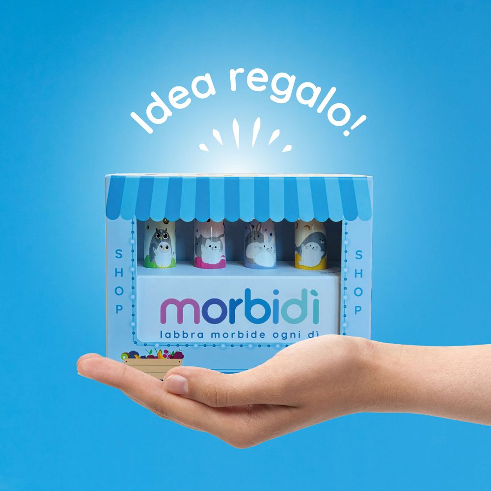 Morbidì Couvette Stick Labbra 4 Aromi 4 Stick Da 5,5ml