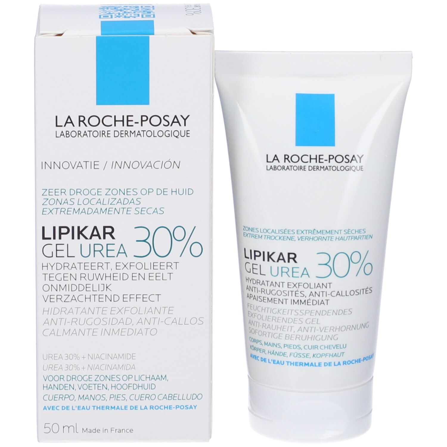 La Roche-Posay Lipikar Gel Urea 30% idratante esfoliante con Urea 30% e Niacinamide 50ml