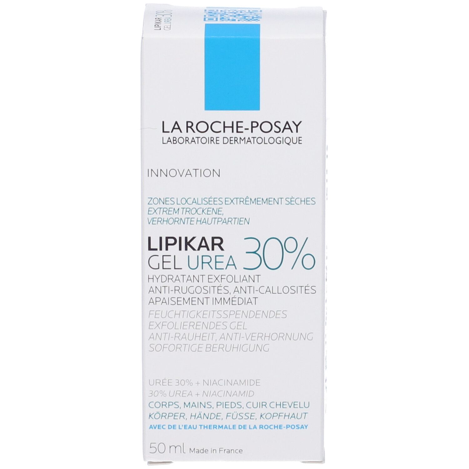 La Roche-Posay Lipikar Gel Urea 30% idratante esfoliante con Urea 30% e Niacinamide 50ml