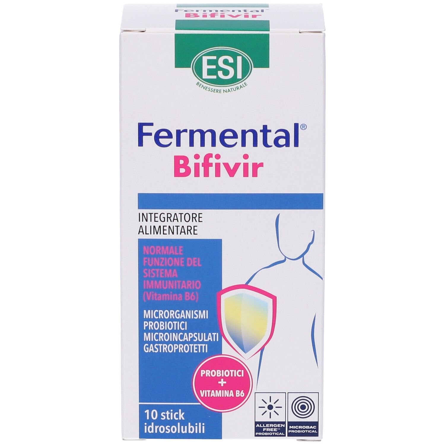 Esi Fermental Bifivir 10 Stick Idrosolubili