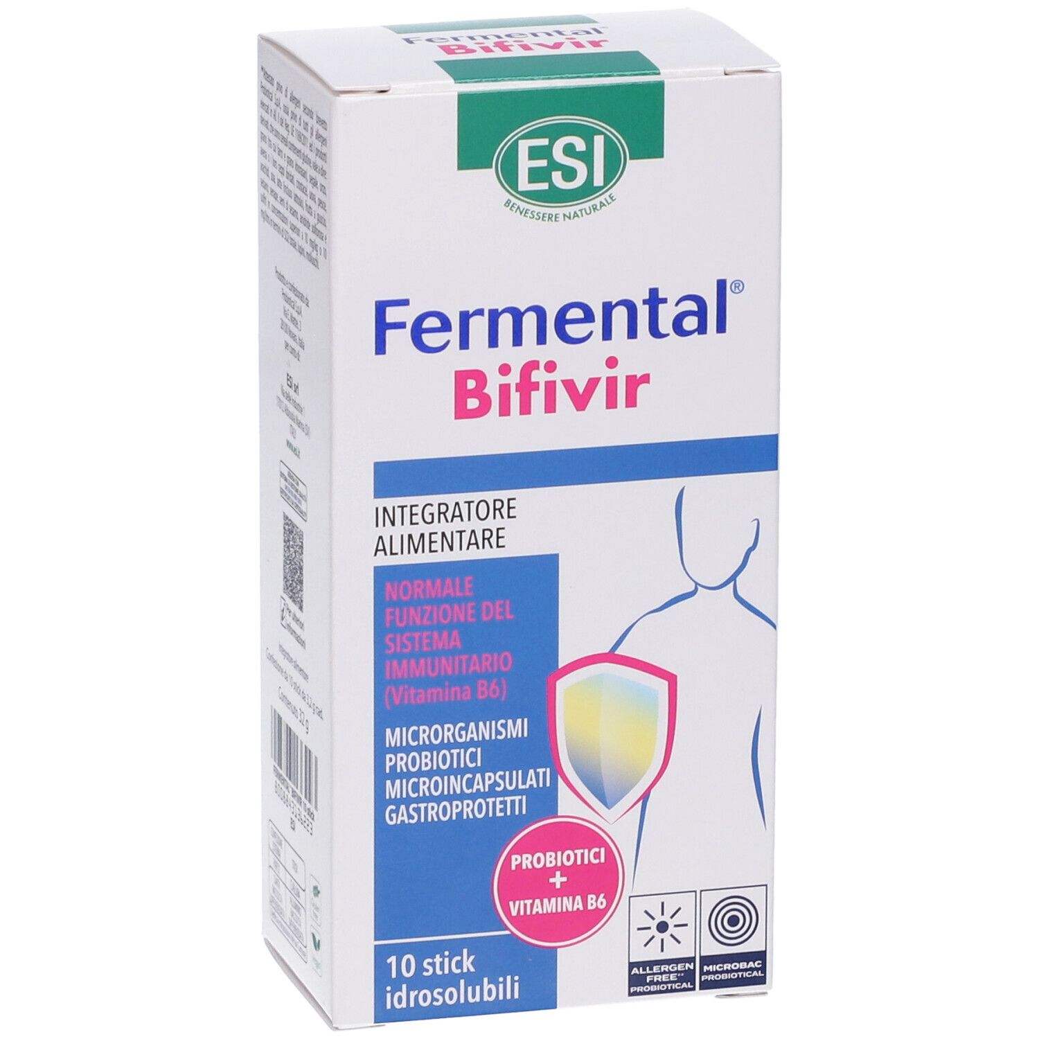 Esi Fermental Bifivir 10 Stick Idrosolubili