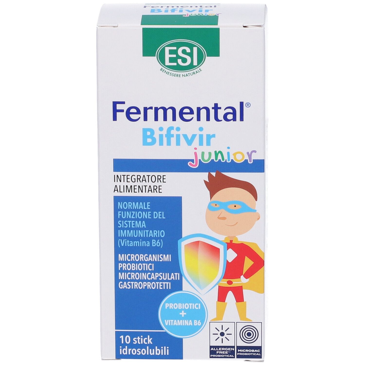 Esi Fermental Bifivir Junior 10 Stick Idrosolubili