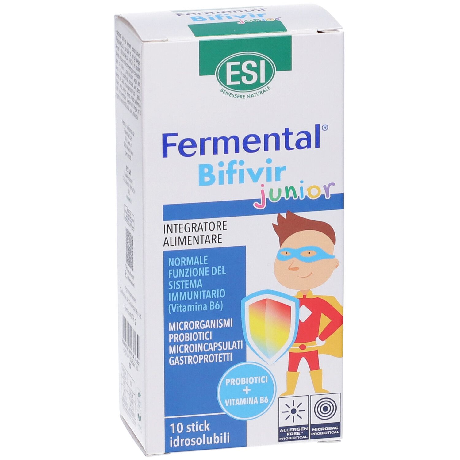 Esi Fermental Bifivir Junior 10 Stick Idrosolubili