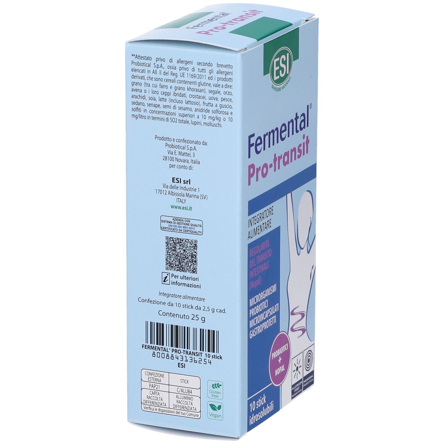 Esi Fermental Pro Transit 10 Stick Idrosolubili