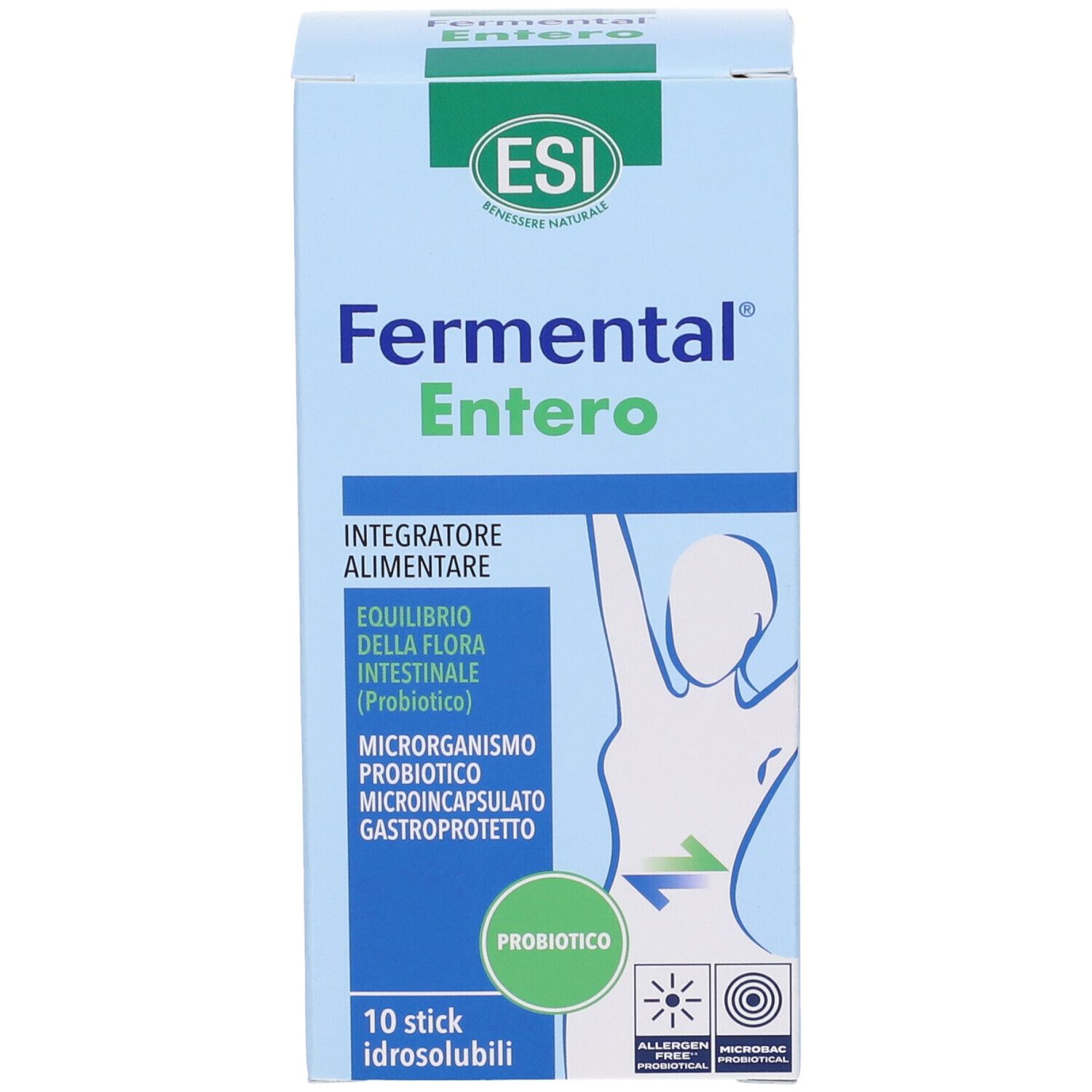 Esi Fermental Entero 10 Stick Idrosolubili