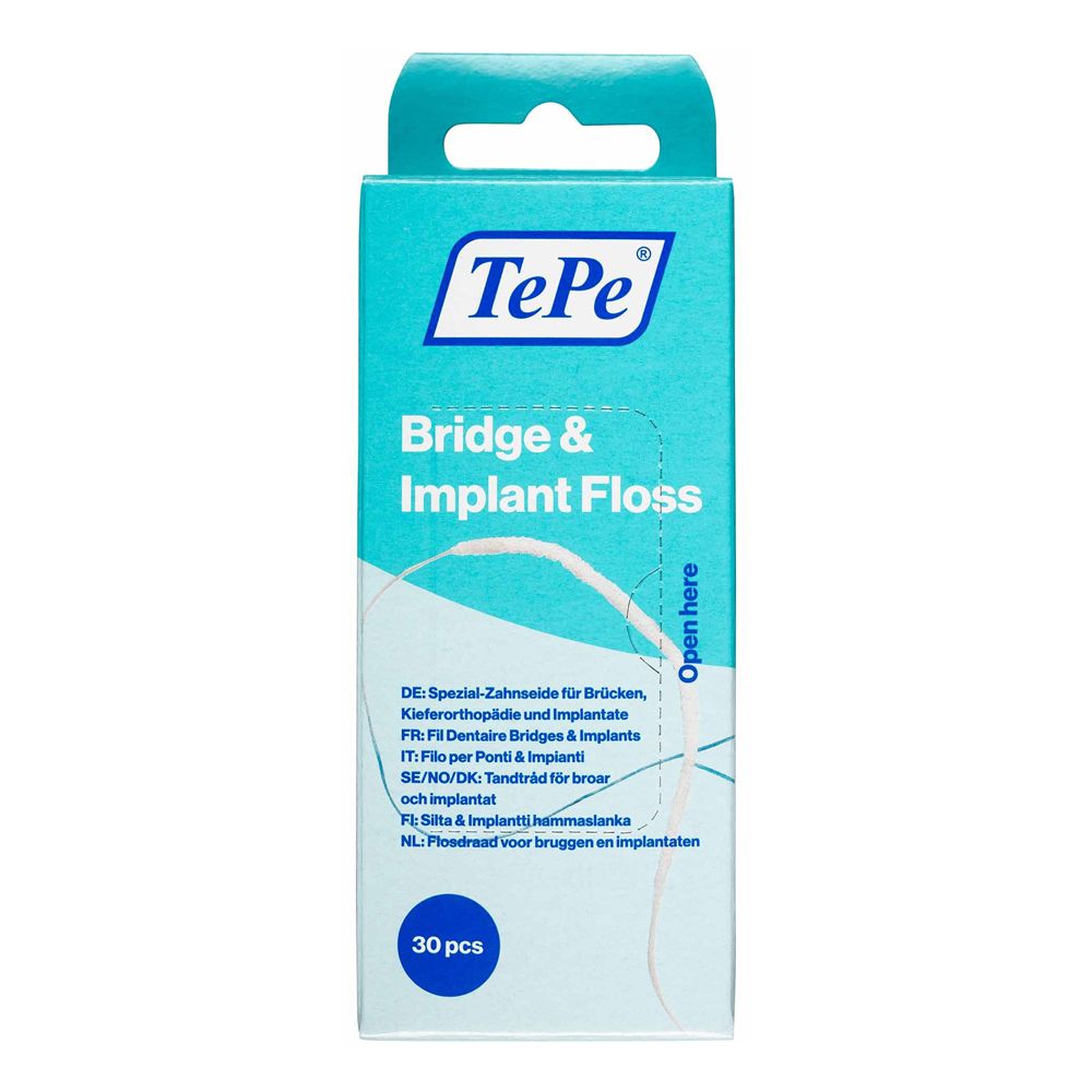 Tepe Filo Ponti & Impianti Tepe Bridge & Implant Floss 30 Pezzi