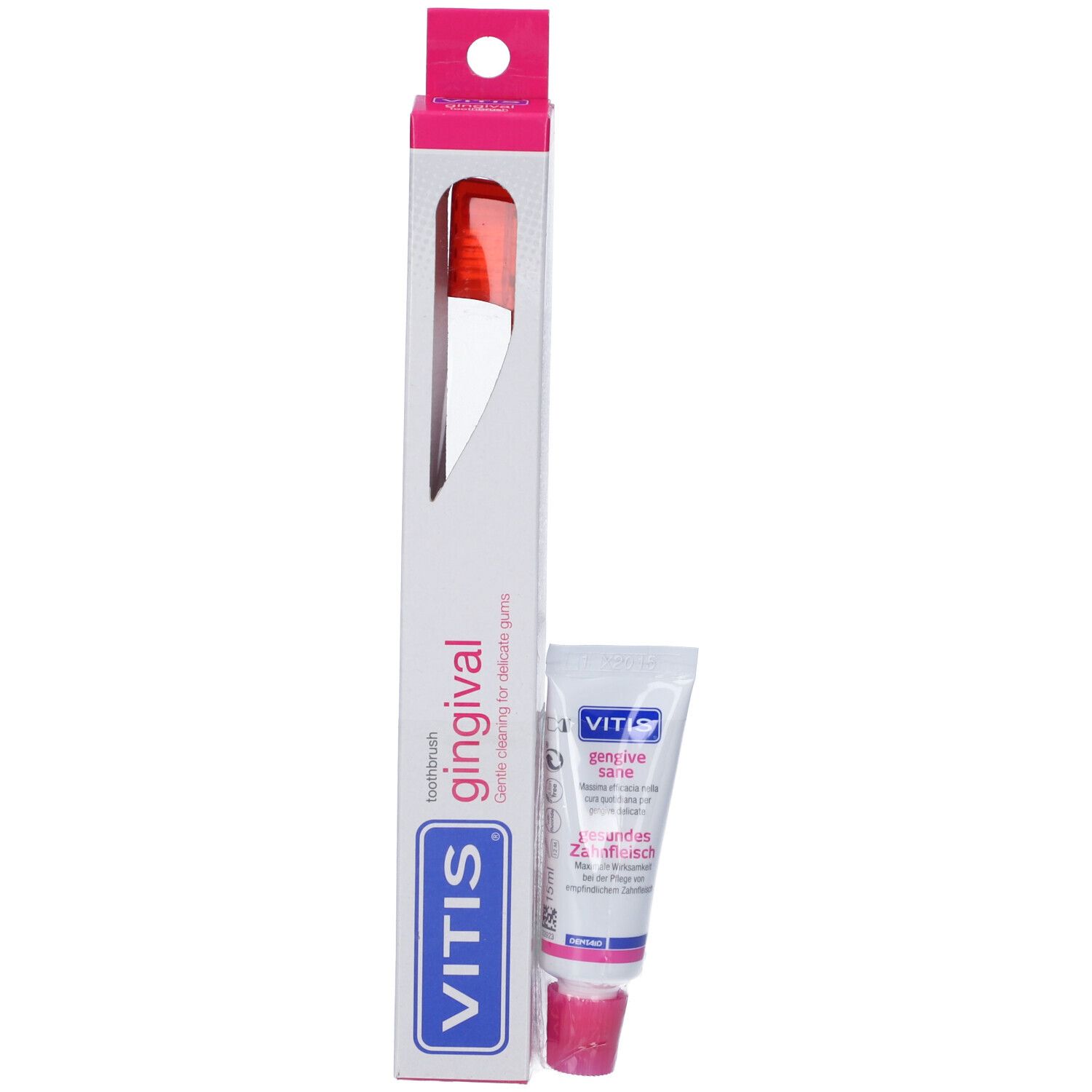 Vitis® Gingival Spazzolino + Dentifricio da 15 ml
