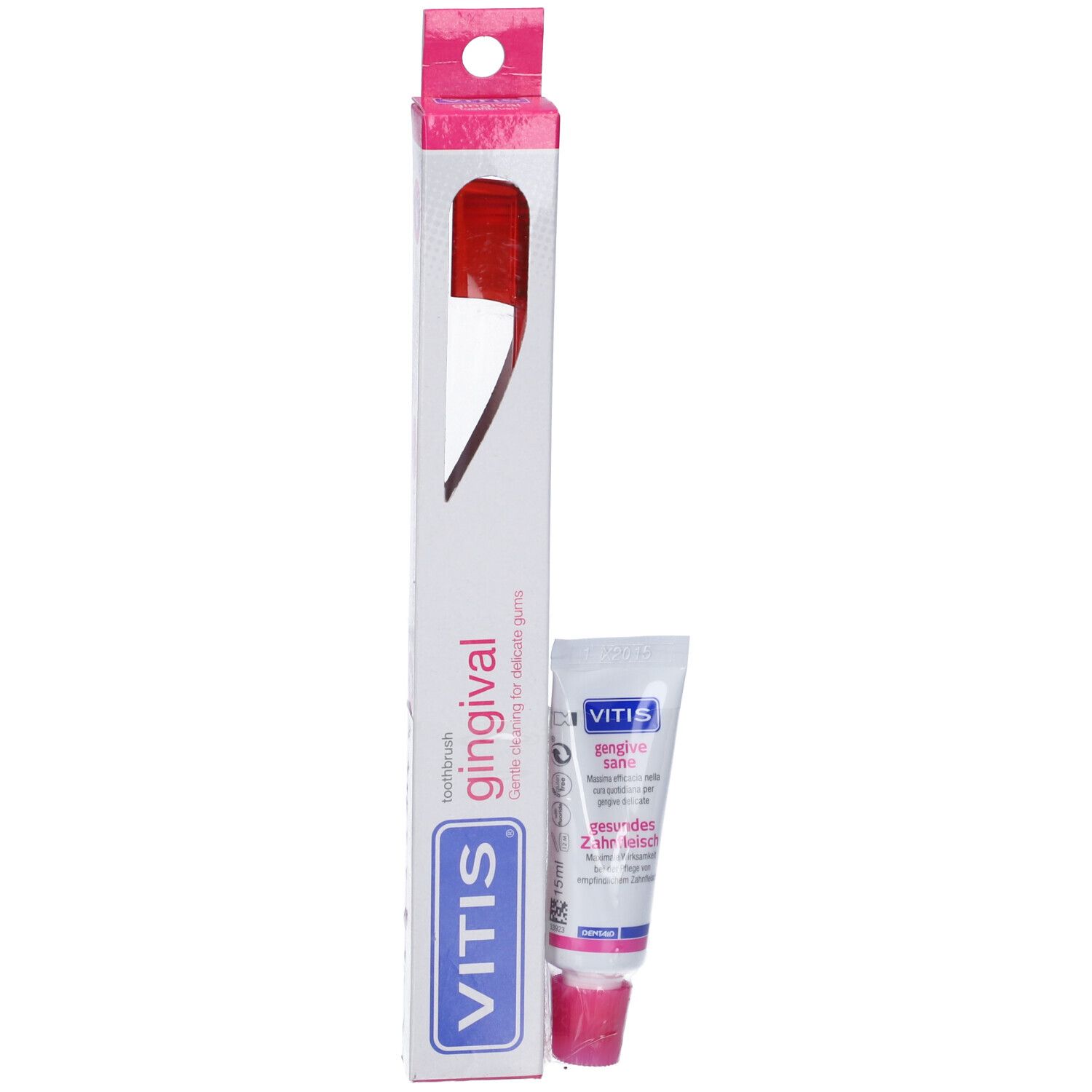 Vitis® Gingival Spazzolino + Dentifricio da 15 ml