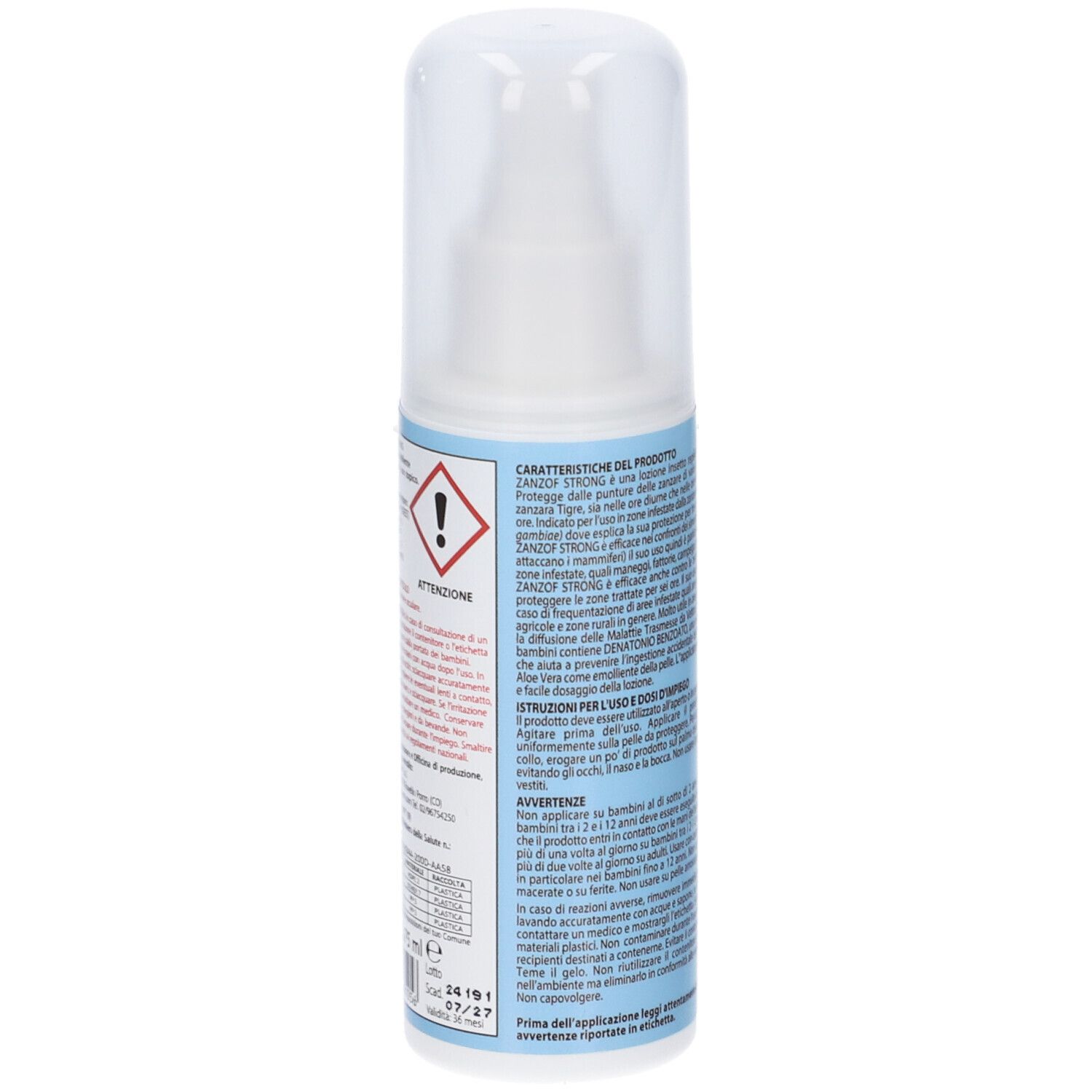 Zanzof Strong Lozione Insetto Repellente