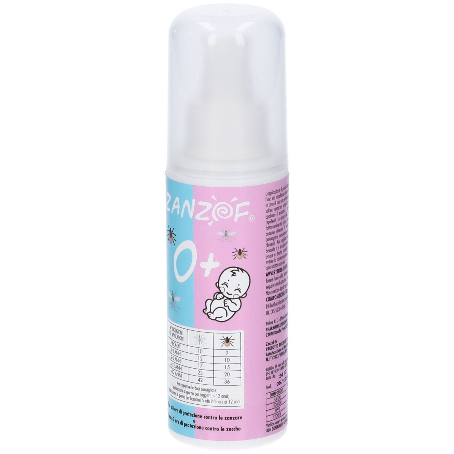 Zanzof O+ Spray Insetto Repellente per Bambini