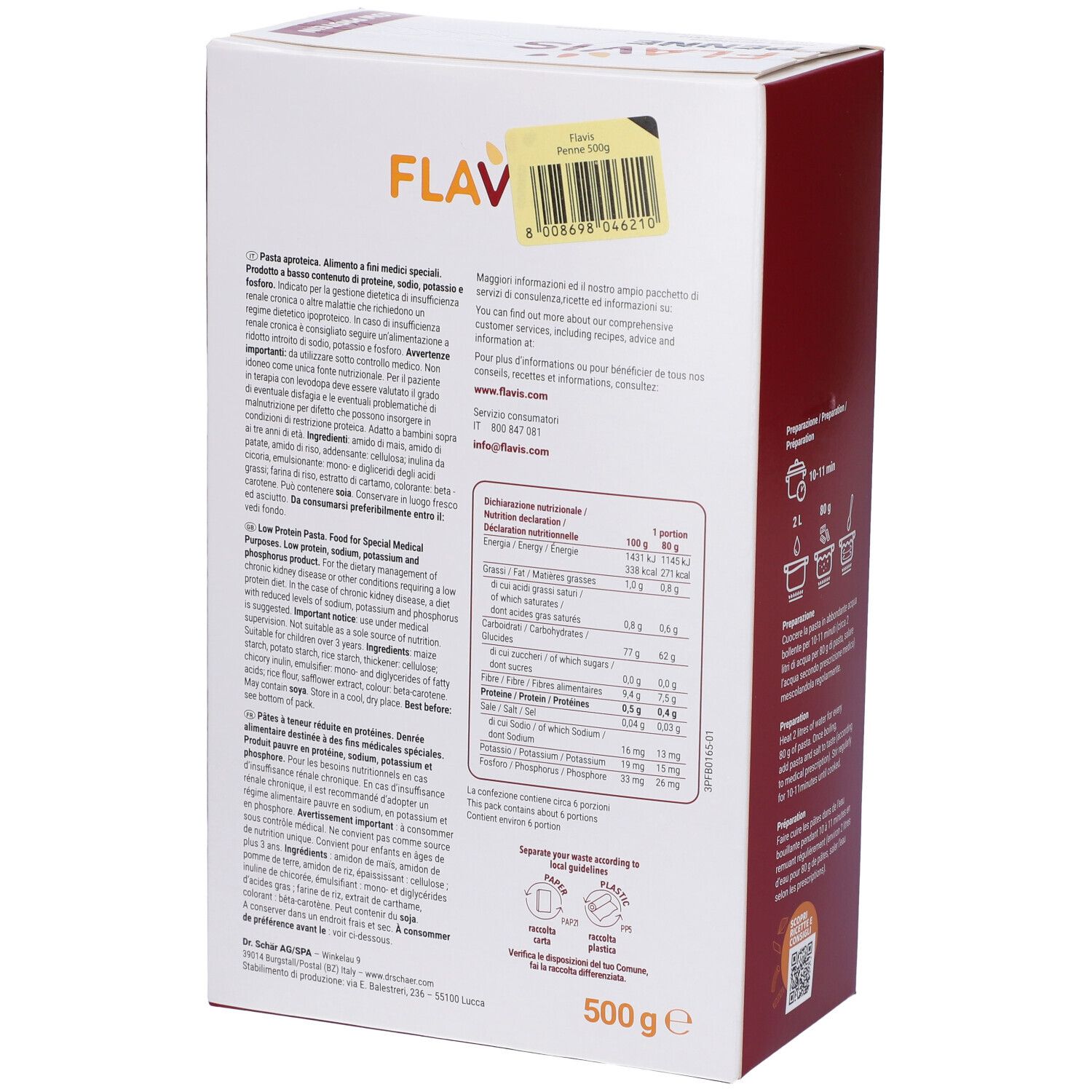 Flavis Pasta Aproteica Penne