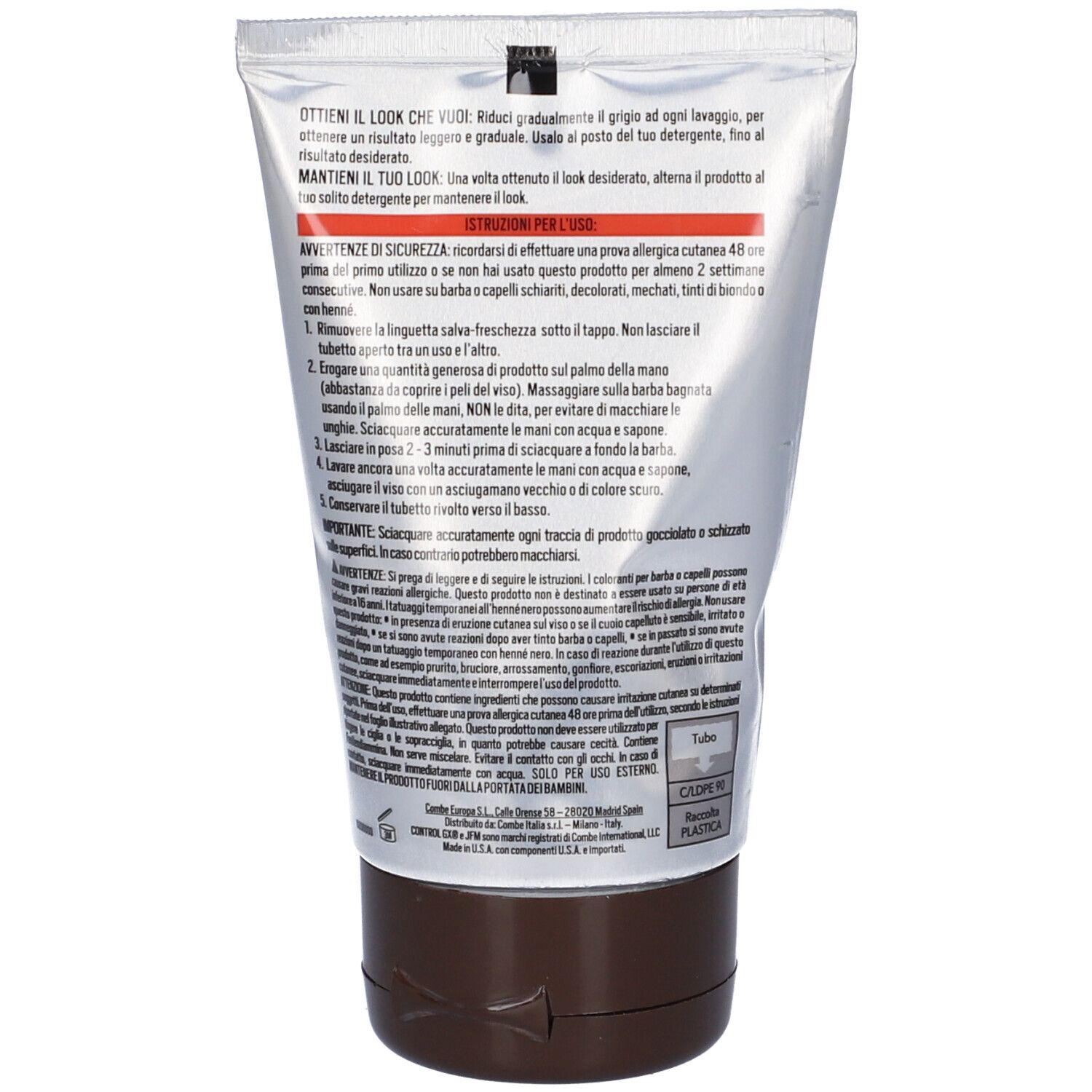 Just For Men Control GX Barba Shampoo Colorante Graduale per Barba