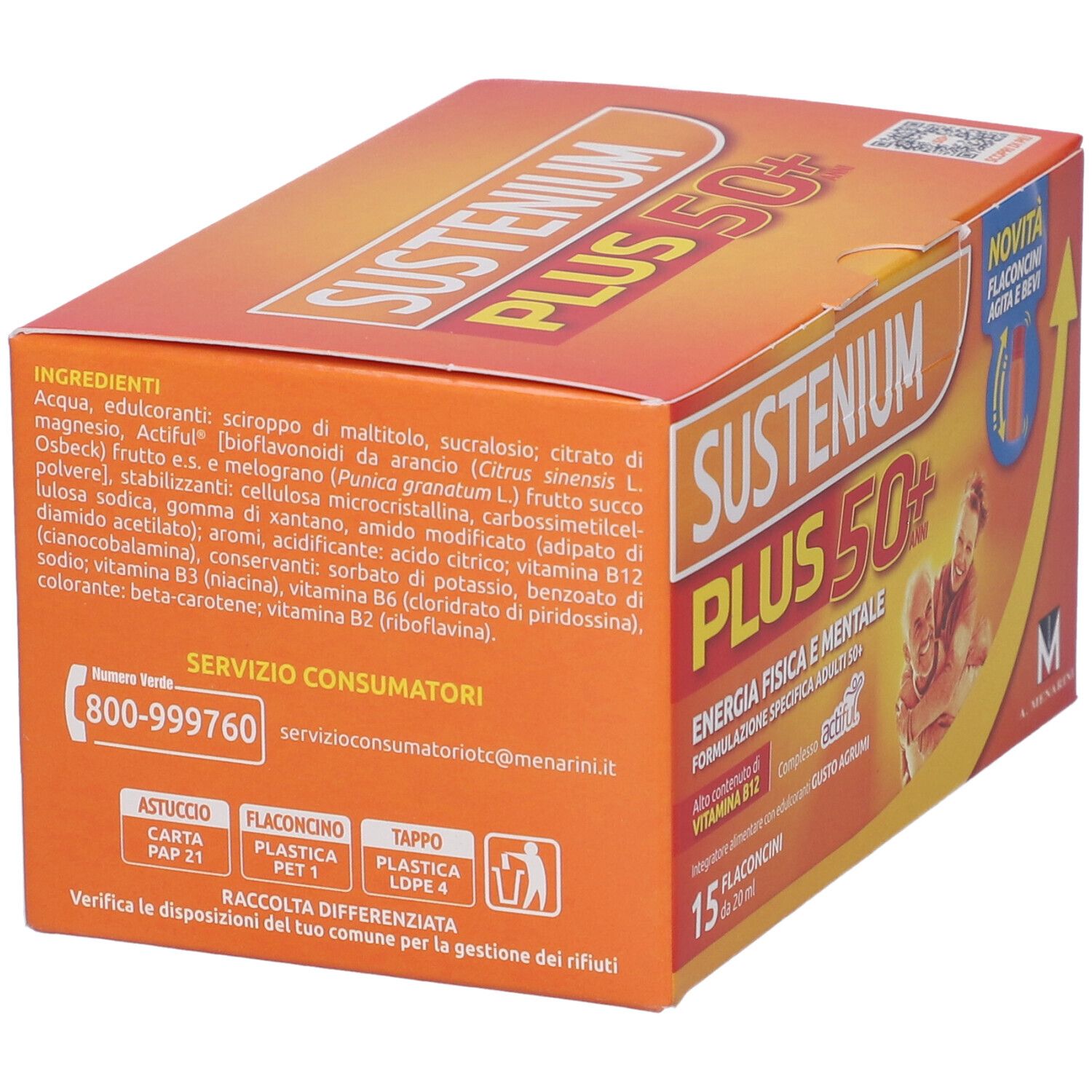 Sustenium Plus 50+ 15 Flaconcini