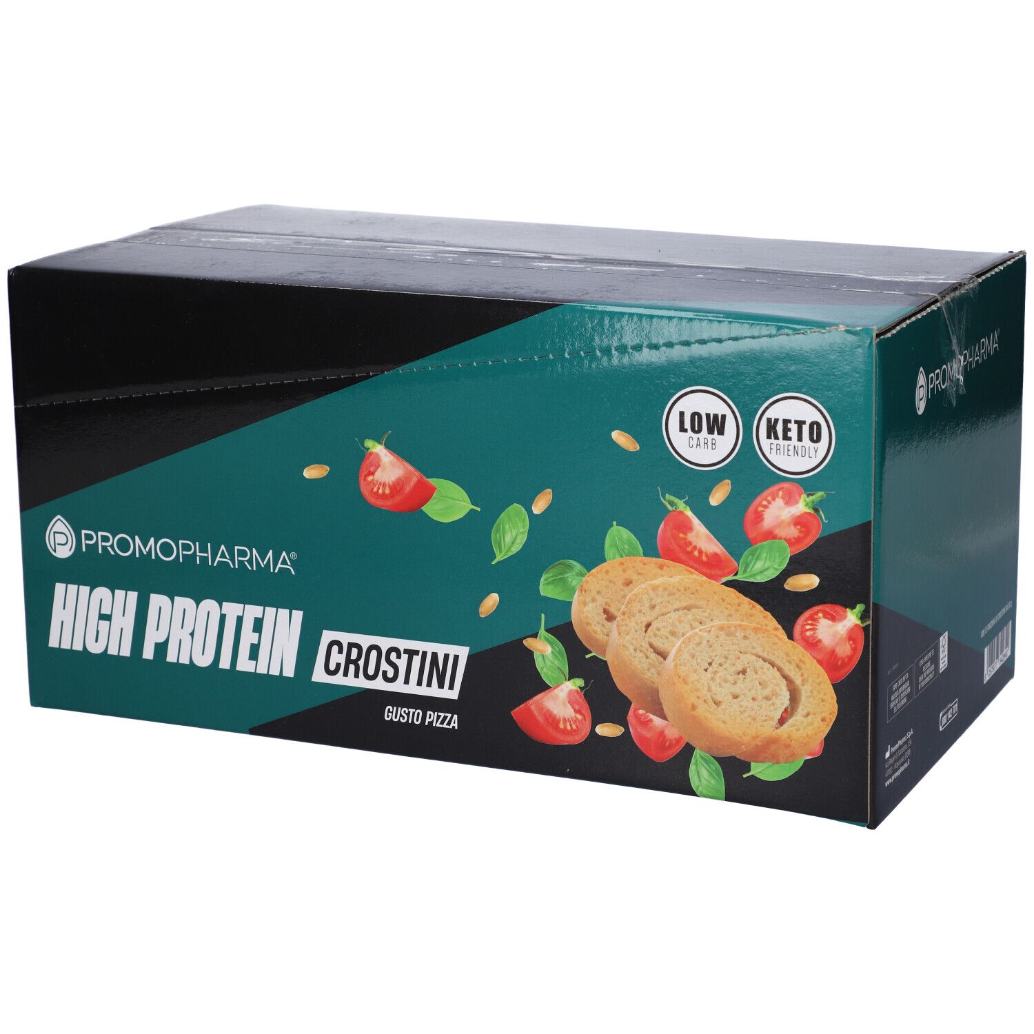 High Protein Crostini Pizza Box 12 Pezzi