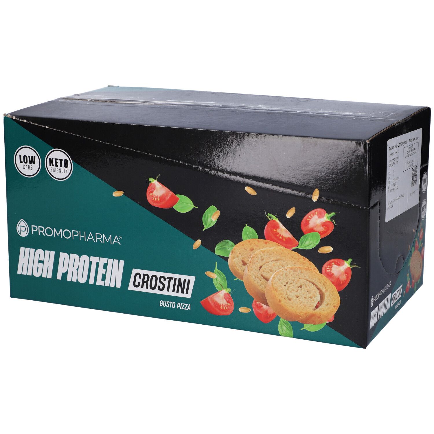High Protein Crostini Pizza Box 12 Pezzi