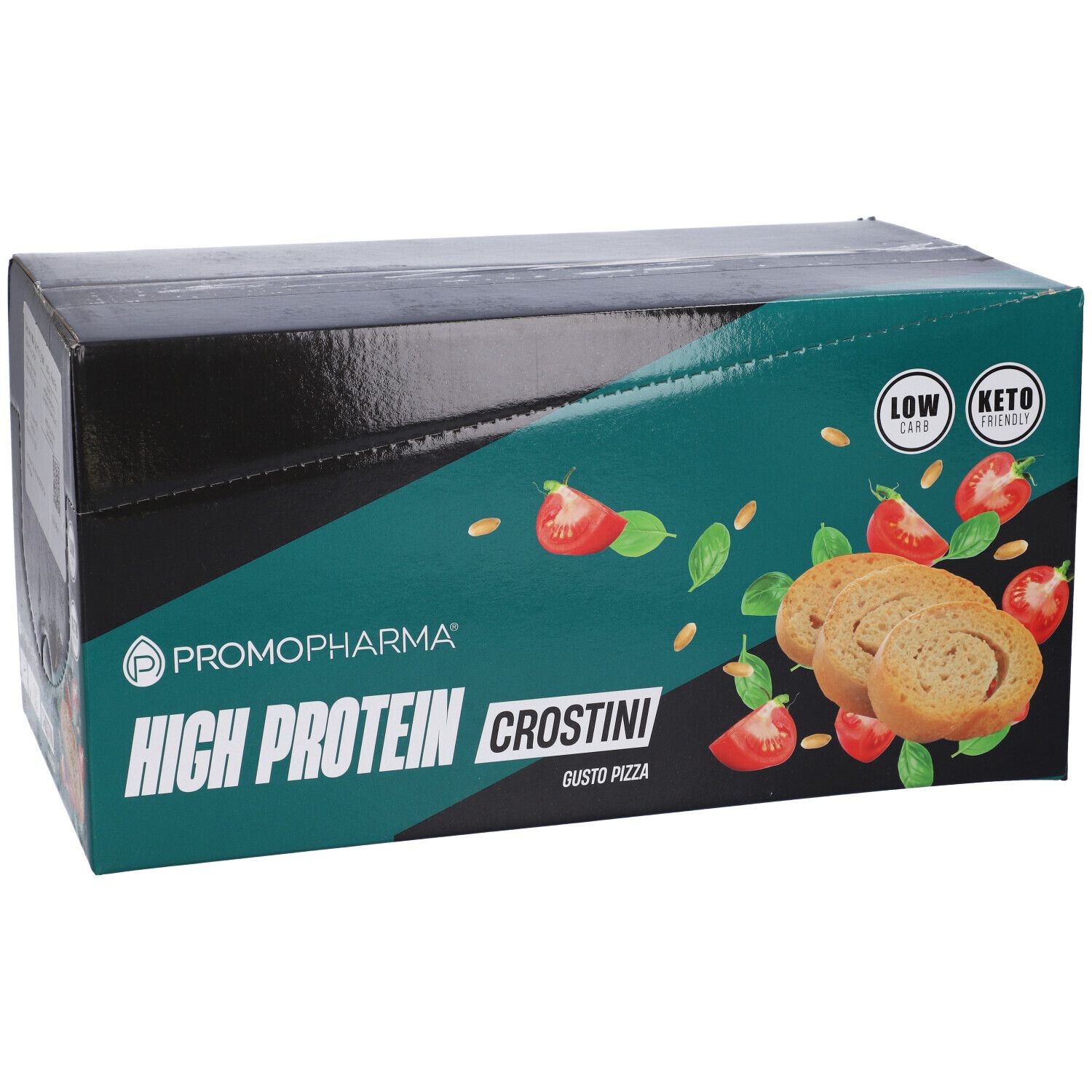 High Protein Crostini Pizza Box 12 Pezzi