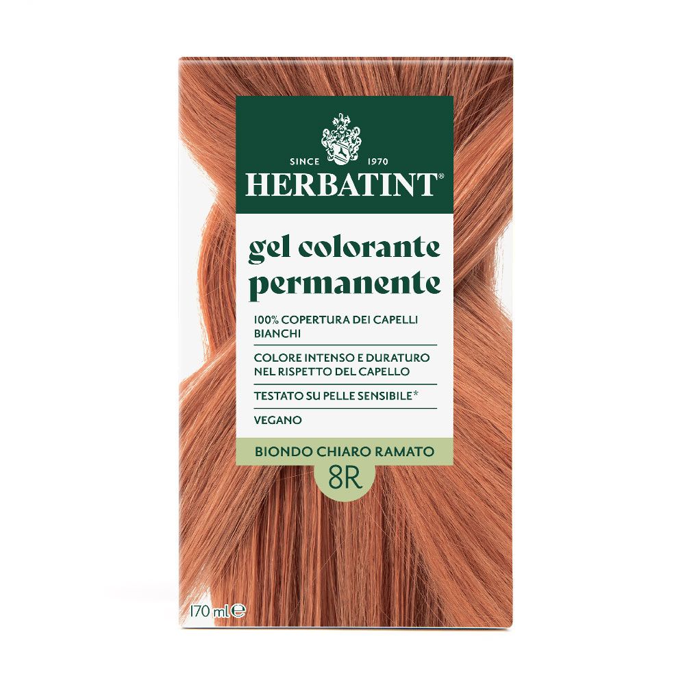 Herbatint Gel Colorante Permanente 8R Biondo Chiaro Ramato