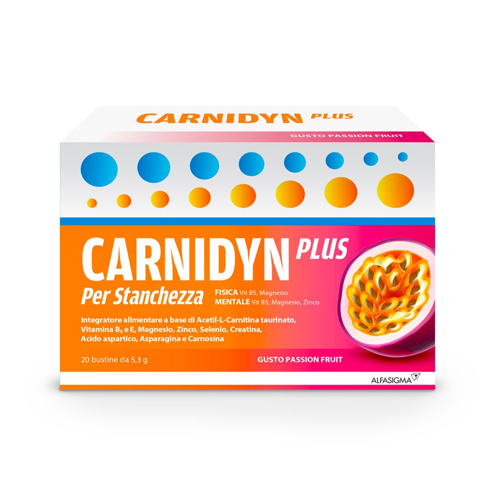 Carnidyn Plus Bustine Gusto Passion Fruit