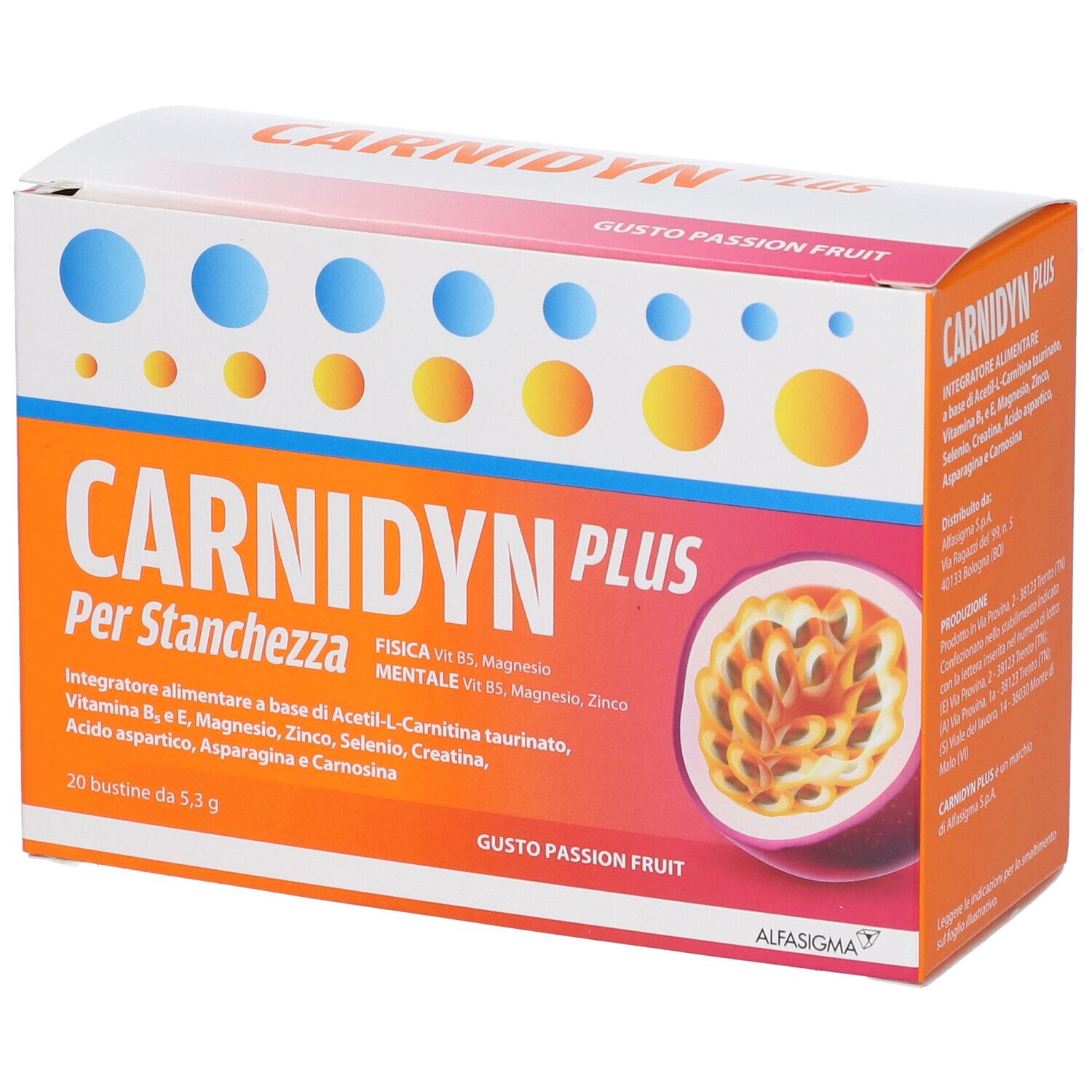 Carnidyn Plus Bustine Gusto Passion Fruit