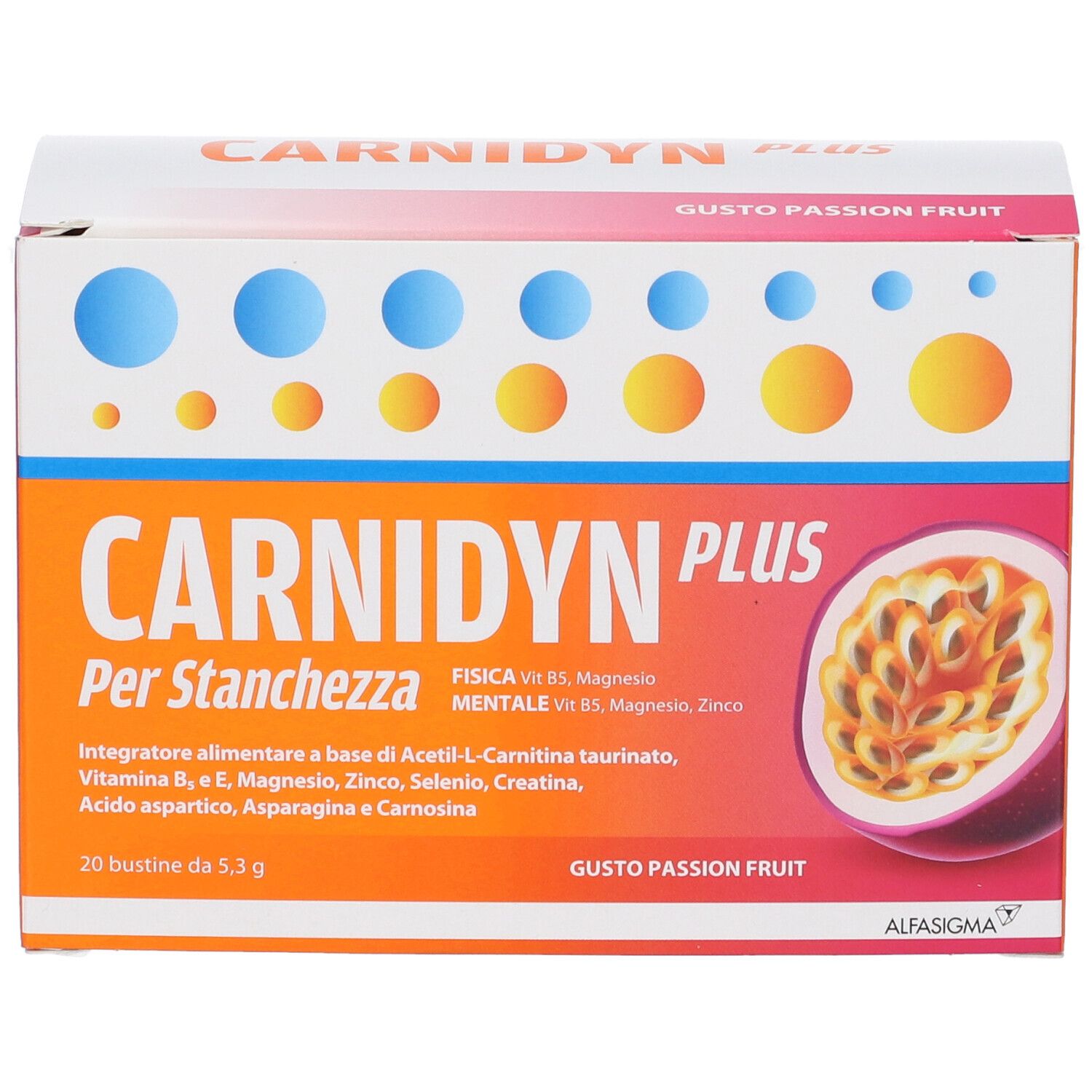 Carnidyn Plus Bustine Gusto Passion Fruit