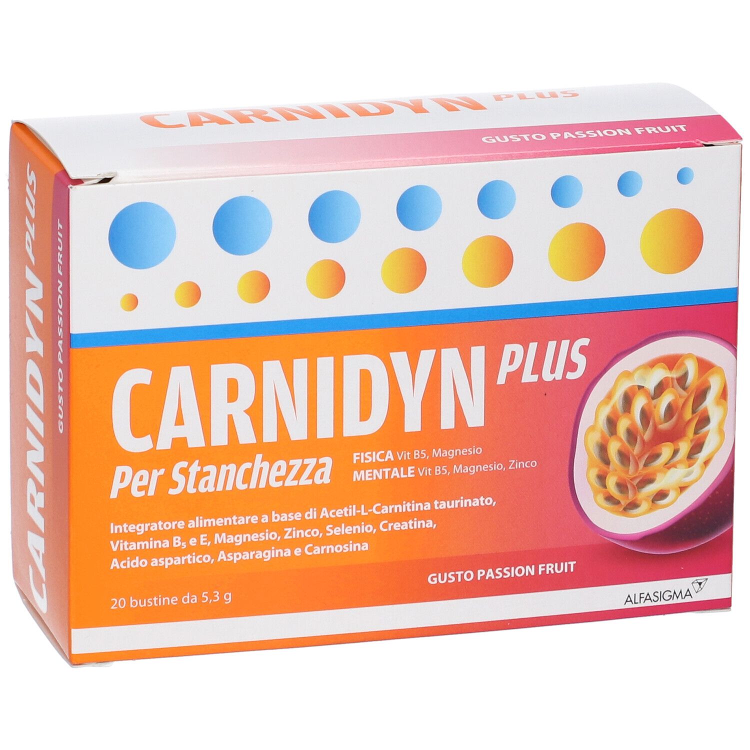 Carnidyn Plus Bustine Gusto Passion Fruit