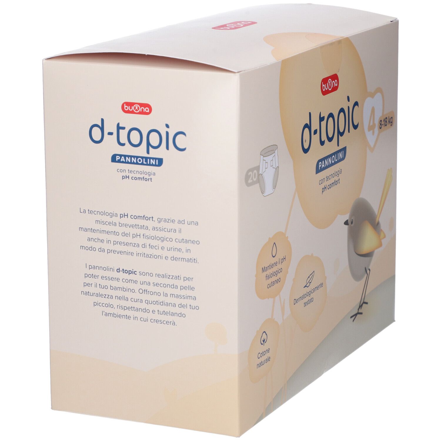 D-Topic Pannolini Taglia 4 20 Pezzi