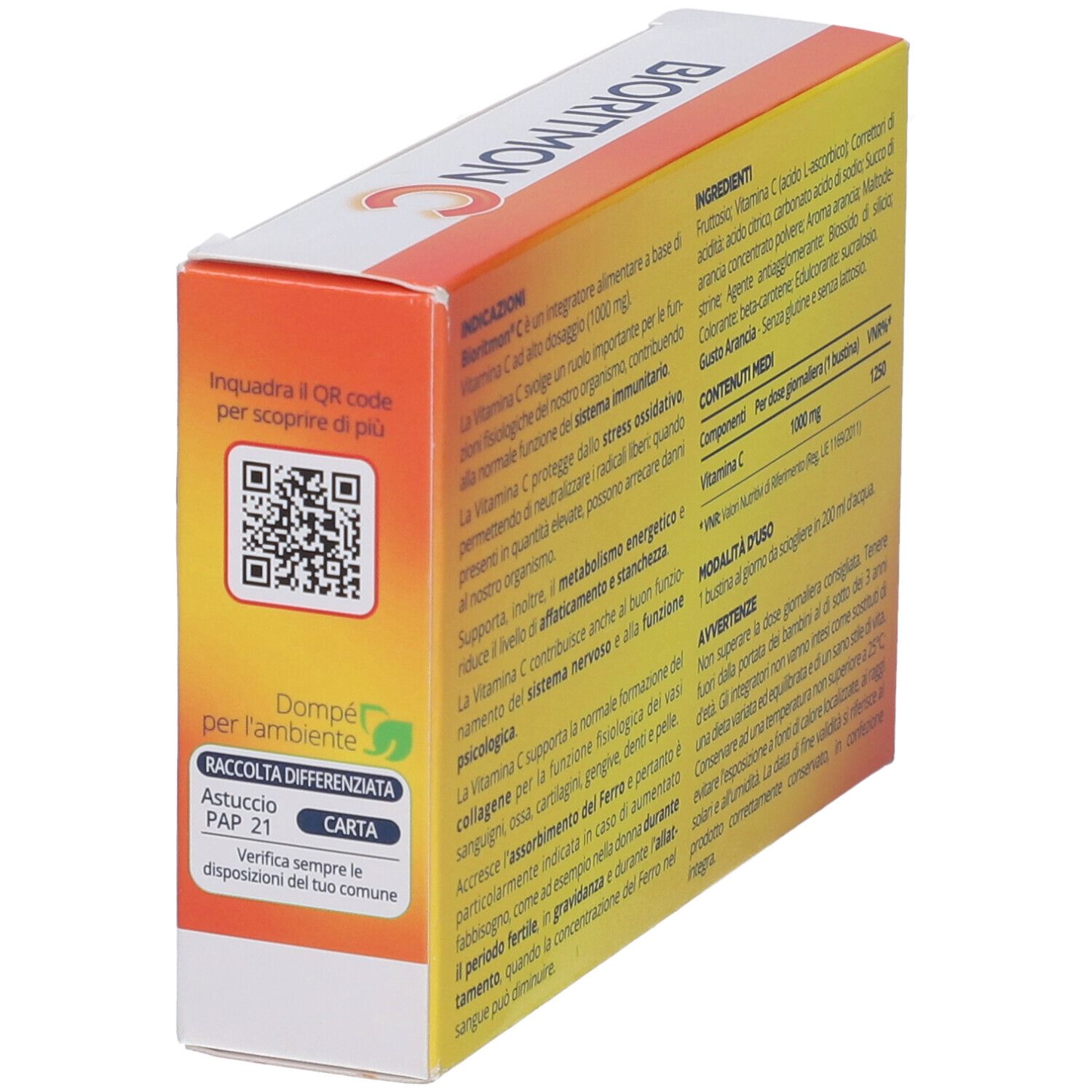 Bioritmon C 1000Mg Vitamina C 10 Bustine