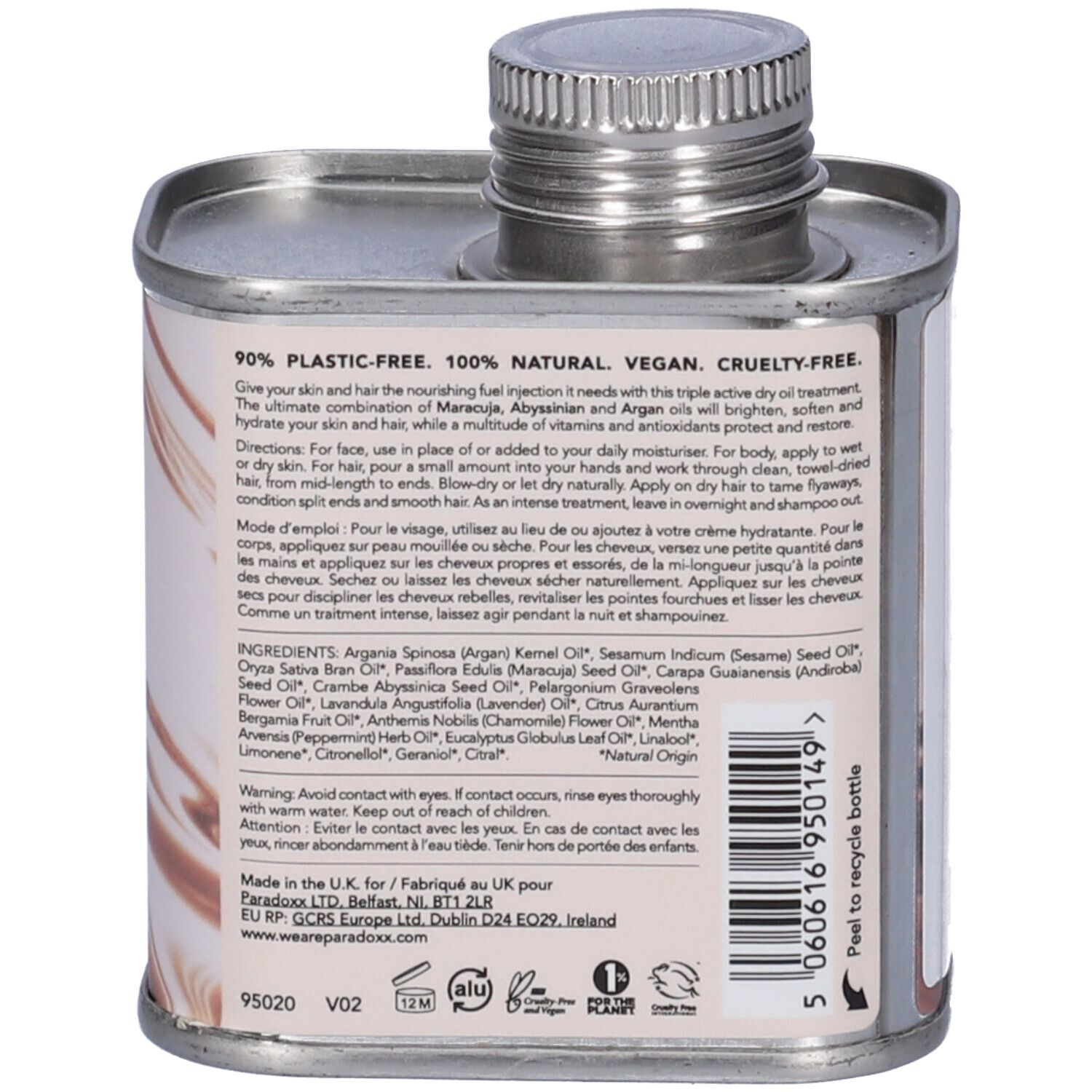 We Are Paradox Super Fuel Hair, Face + Body Oil Olio Secco