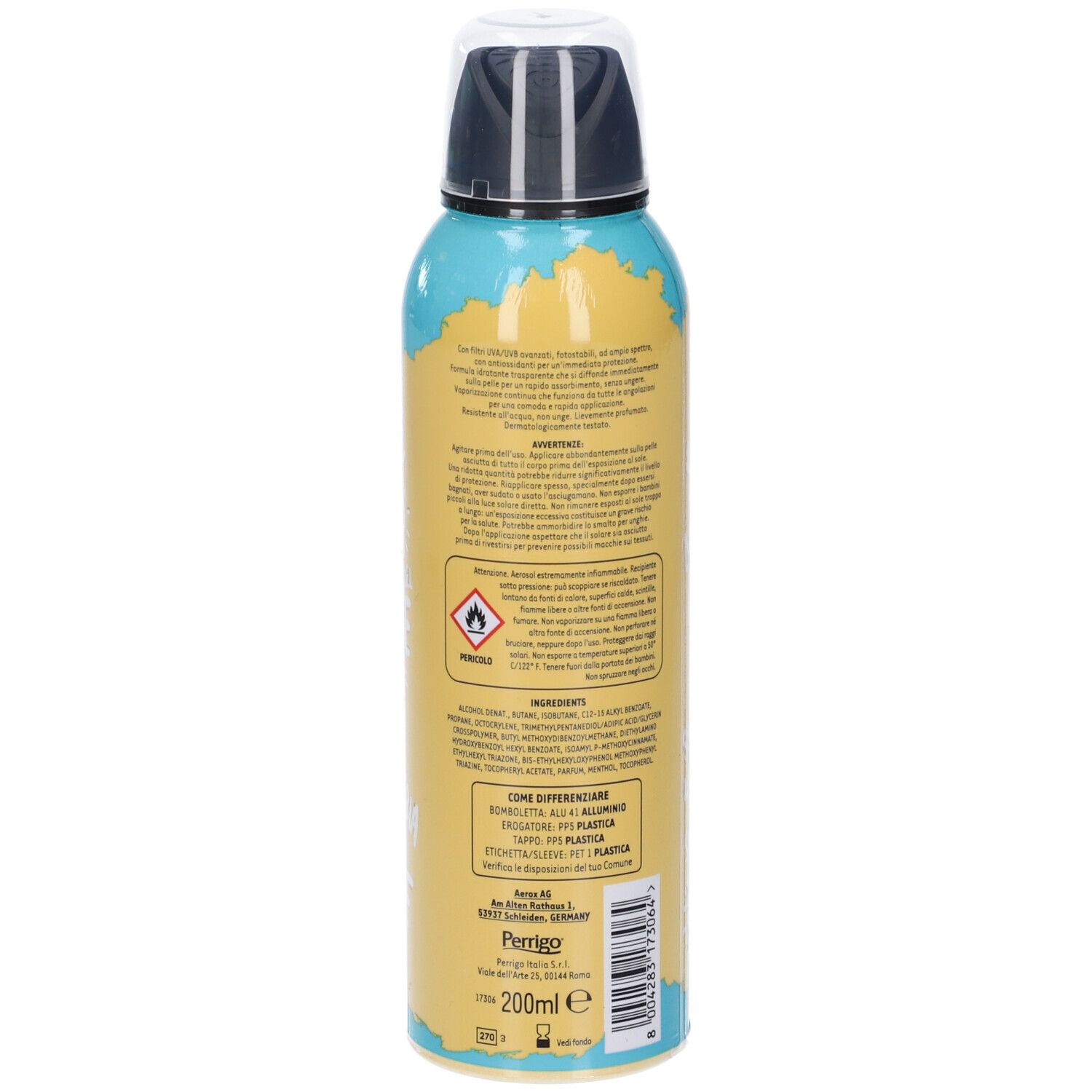 Angstrom Protect Spray Solare Trasparente Protettivo Corpo SPF50