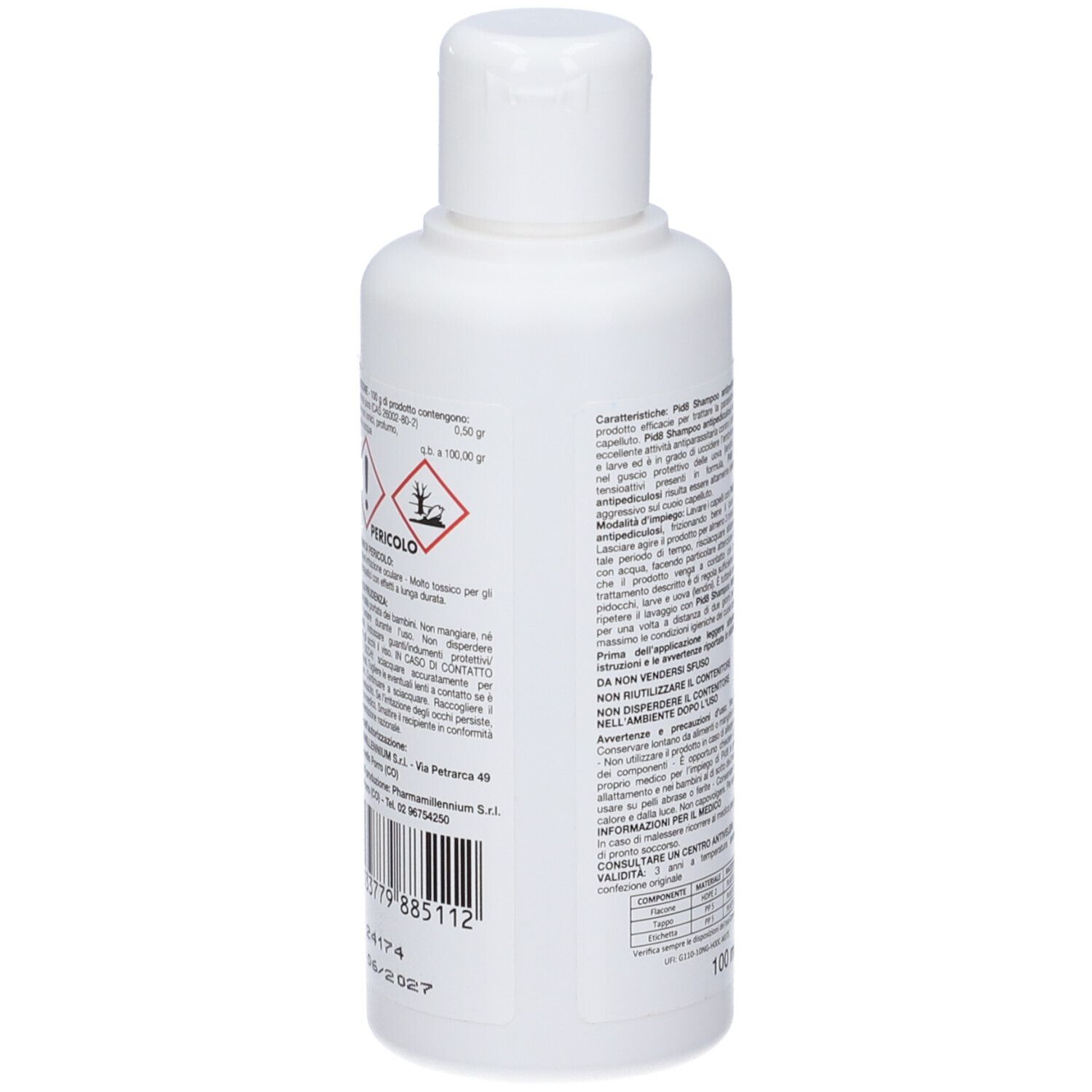 Pid8 Shampoo Antipediculosi