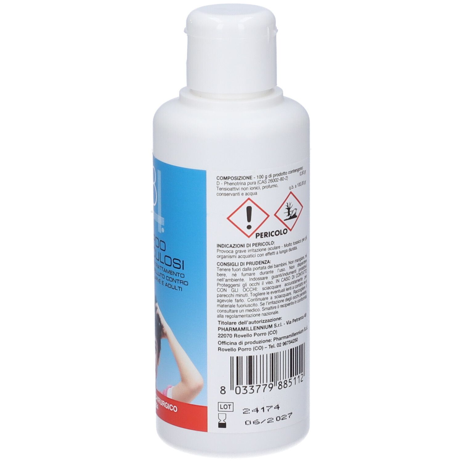 Pid8 Shampoo Antipediculosi