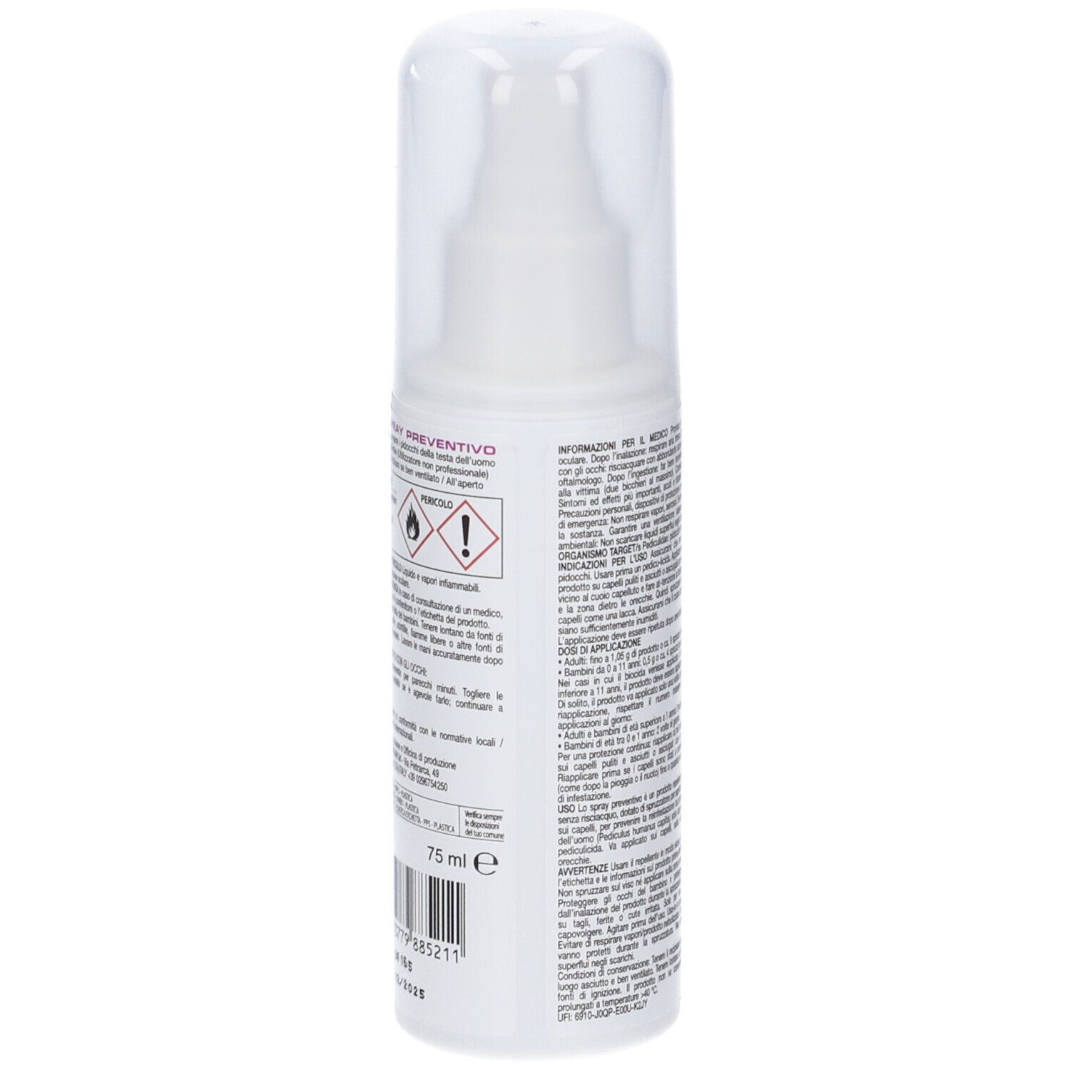 Pid8 Spray Preventivo Antipediculosi