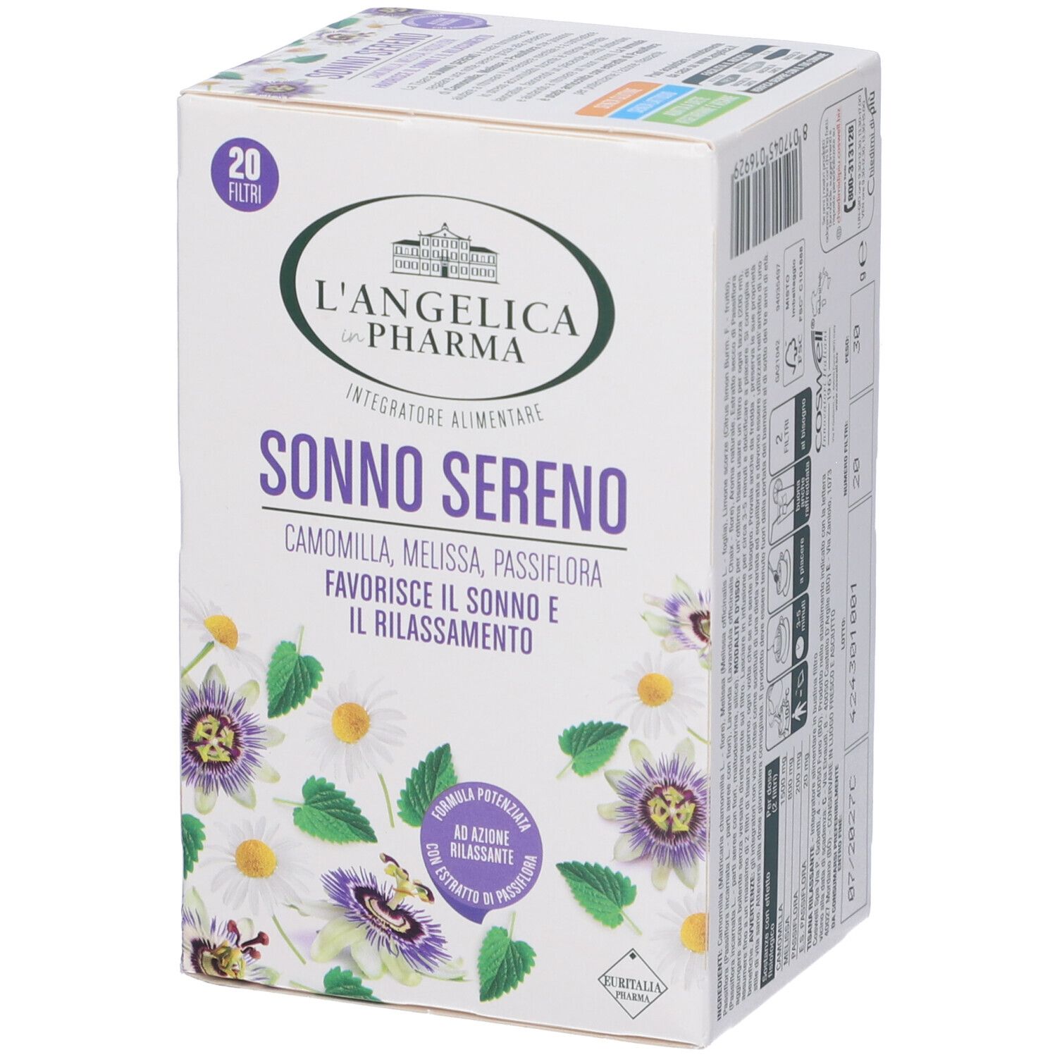 L'Angelica Tisana Sonno Sereno Filtri