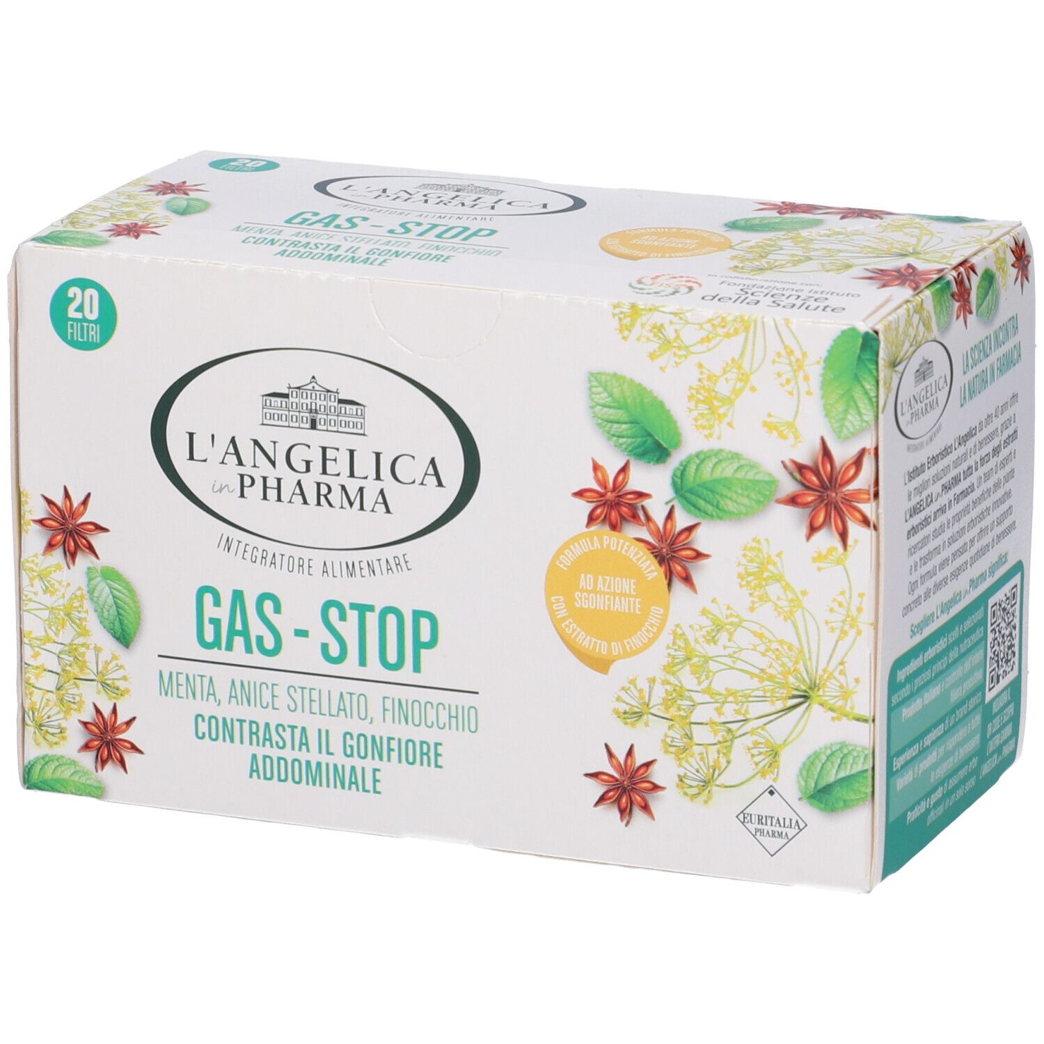 L'Angelica Tisana Gas Stop Filtri