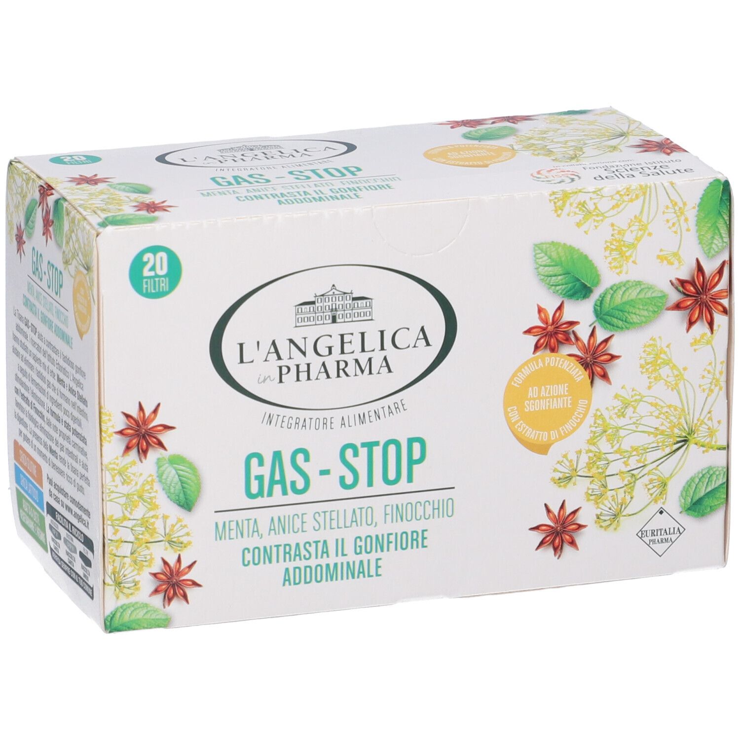 L'Angelica Tisana Gas Stop Filtri