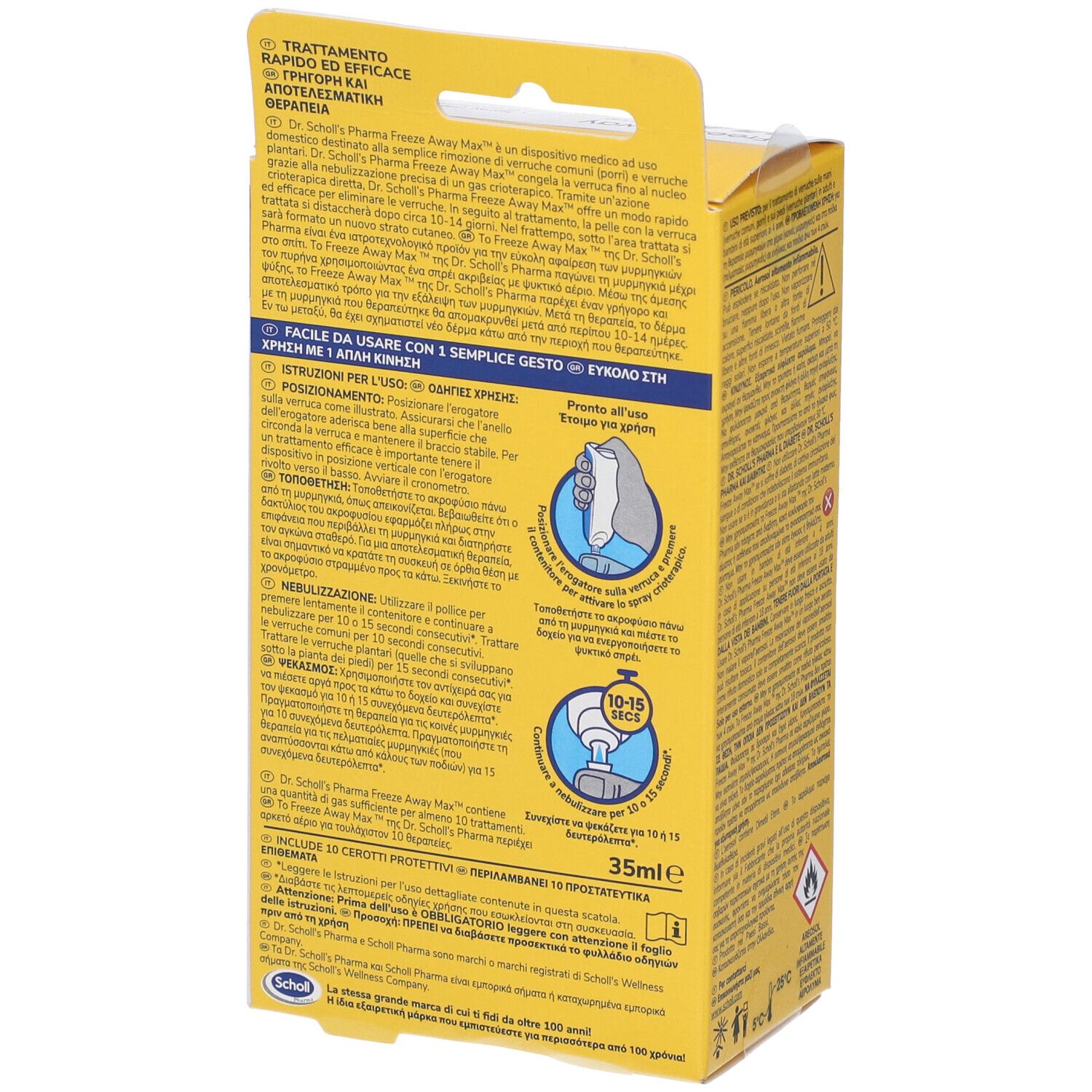 Dr. Scholl's Freeze Away Max Trattamento Rimozione Verruche