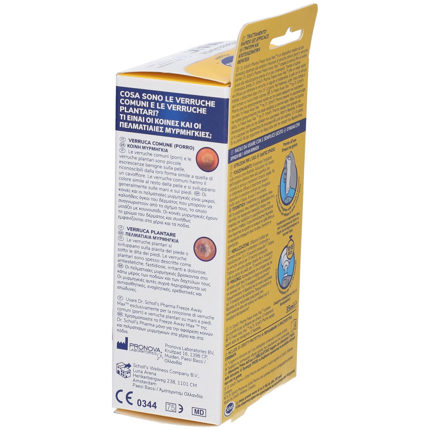 Dr. Scholl's Freeze Away Max Trattamento Rimozione Verruche