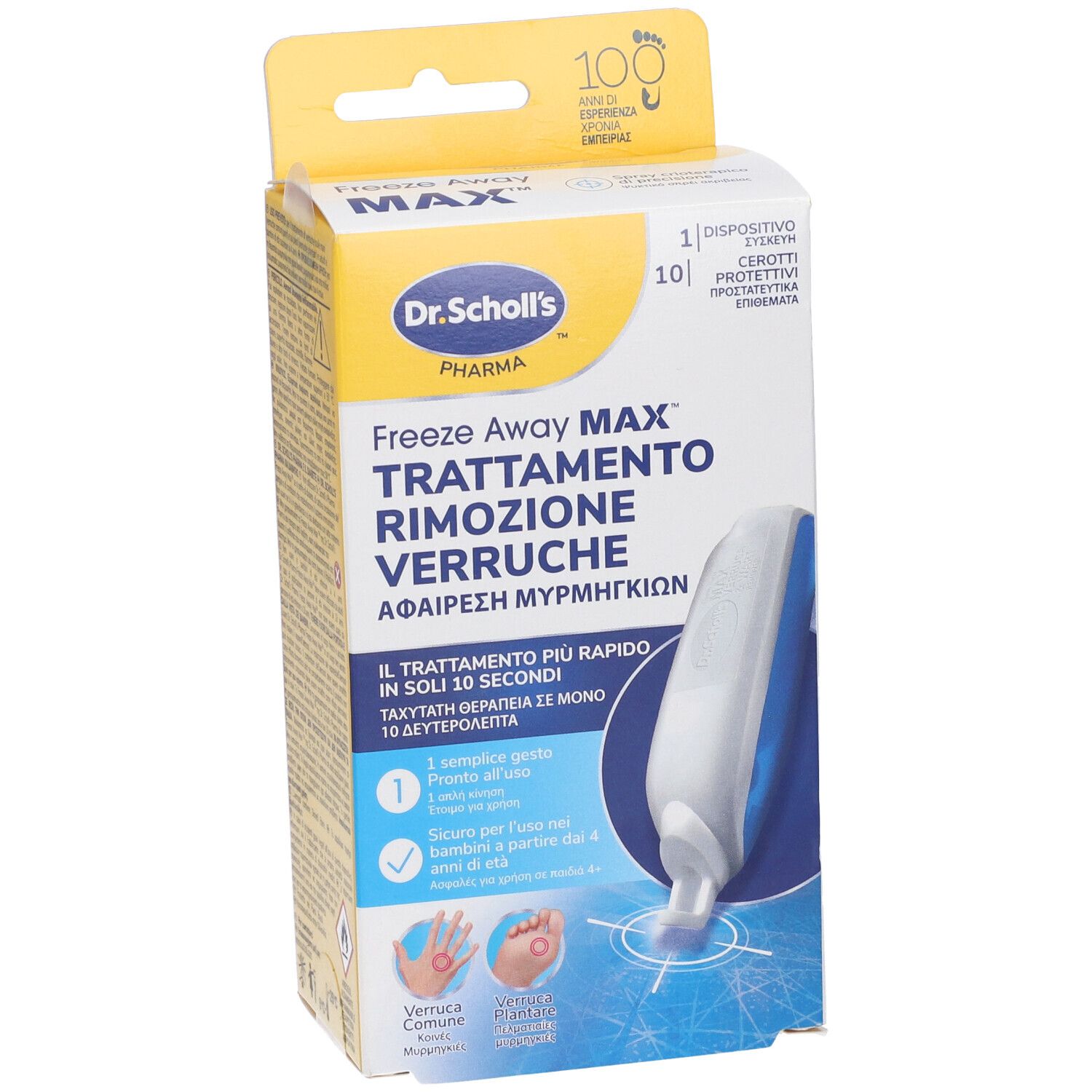 Dr. Scholl's Freeze Away Max Trattamento Rimozione Verruche