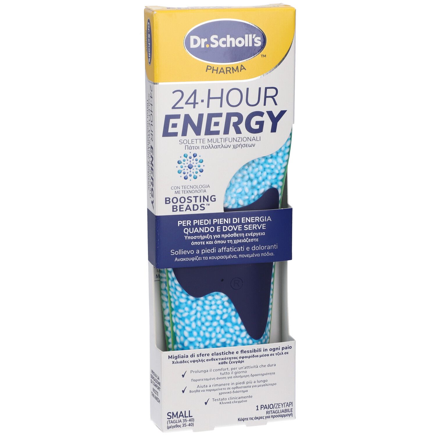 Dr. Scholl´s 24 Hour Energy Solette Multifunzionali Taglia S