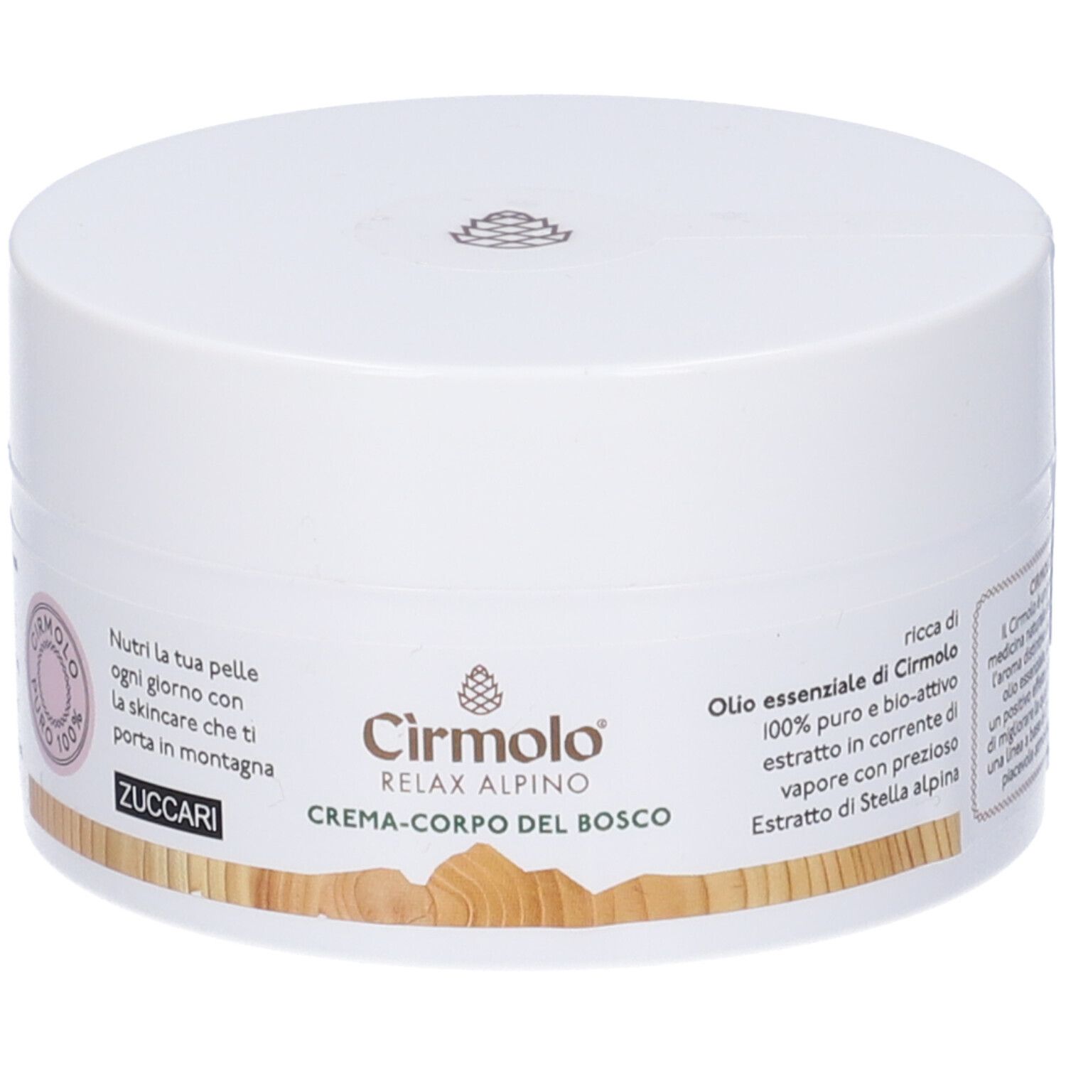 Cirmolo Relax Alpino-Crema Corpo Del Bosco Vaso