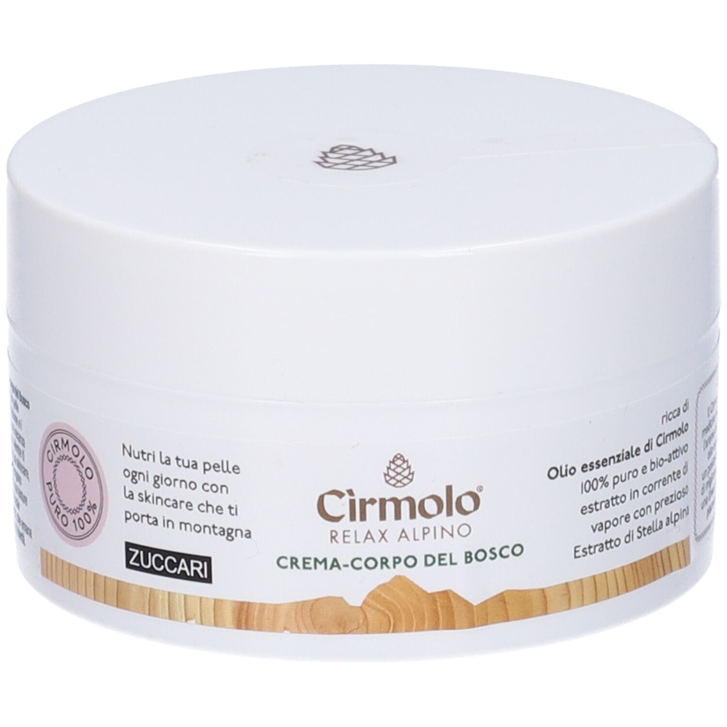 Cirmolo Relax Alpino-Crema Corpo Del Bosco Vaso